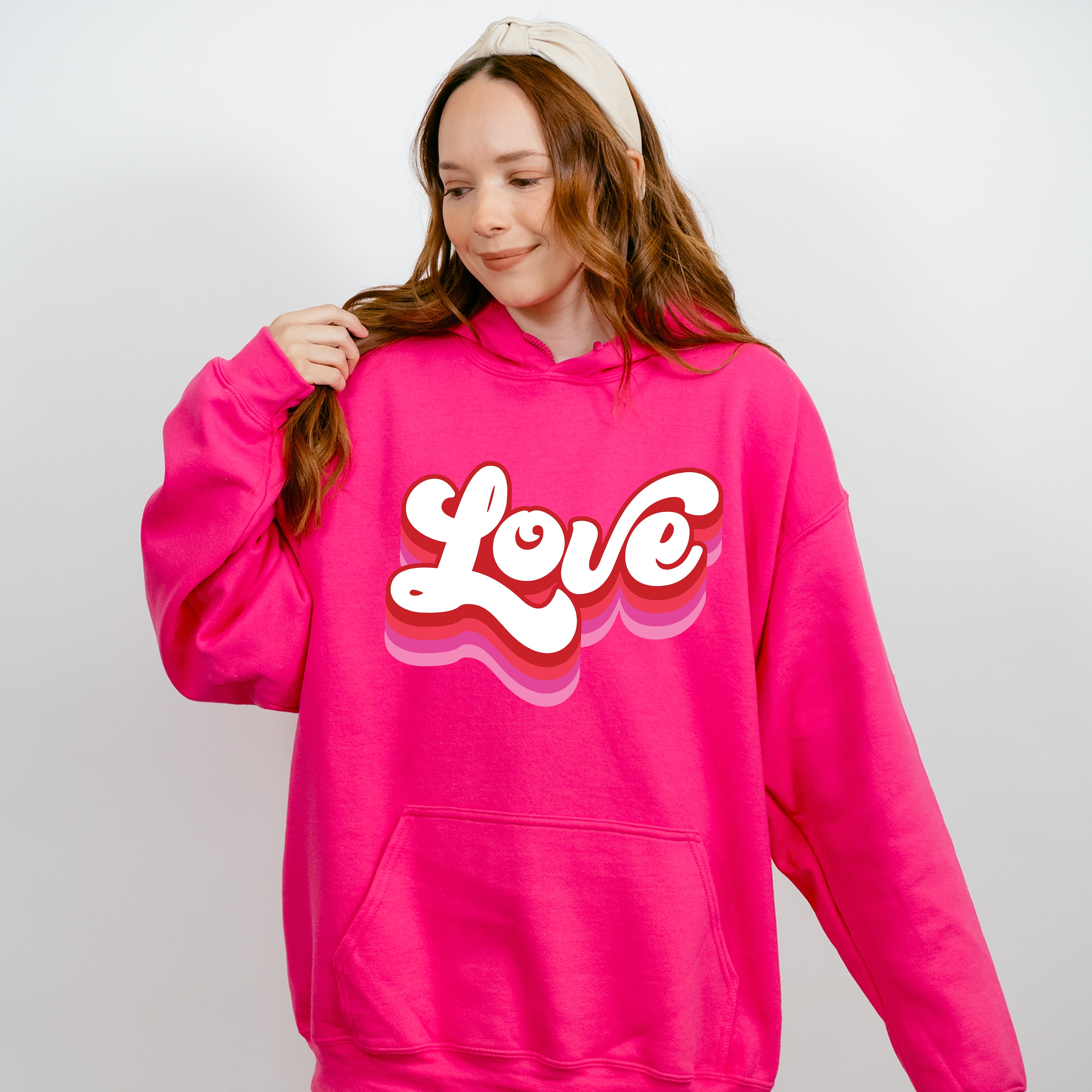 Love Cool Font Valentines Theme T-shirt, Hoodie, Sweatshirt