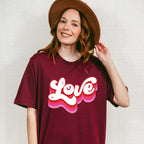 Love Cool Font Valentines Theme T-shirt, Hoodie, Sweatshirt