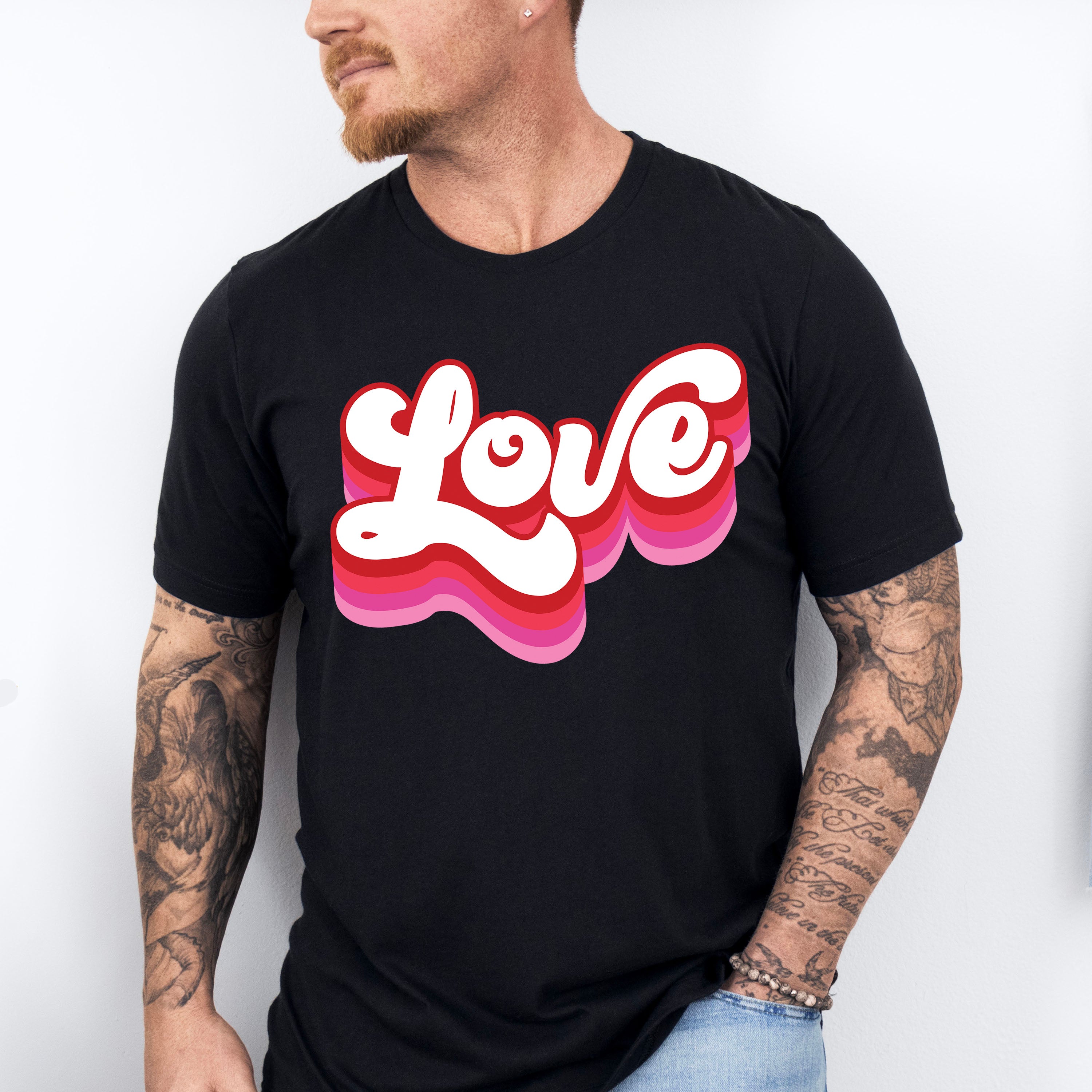Love Cool Font Valentines Theme T-shirt, Hoodie, Sweatshirt