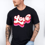 Love Cool Font Valentines Theme T-shirt, Hoodie, Sweatshirt