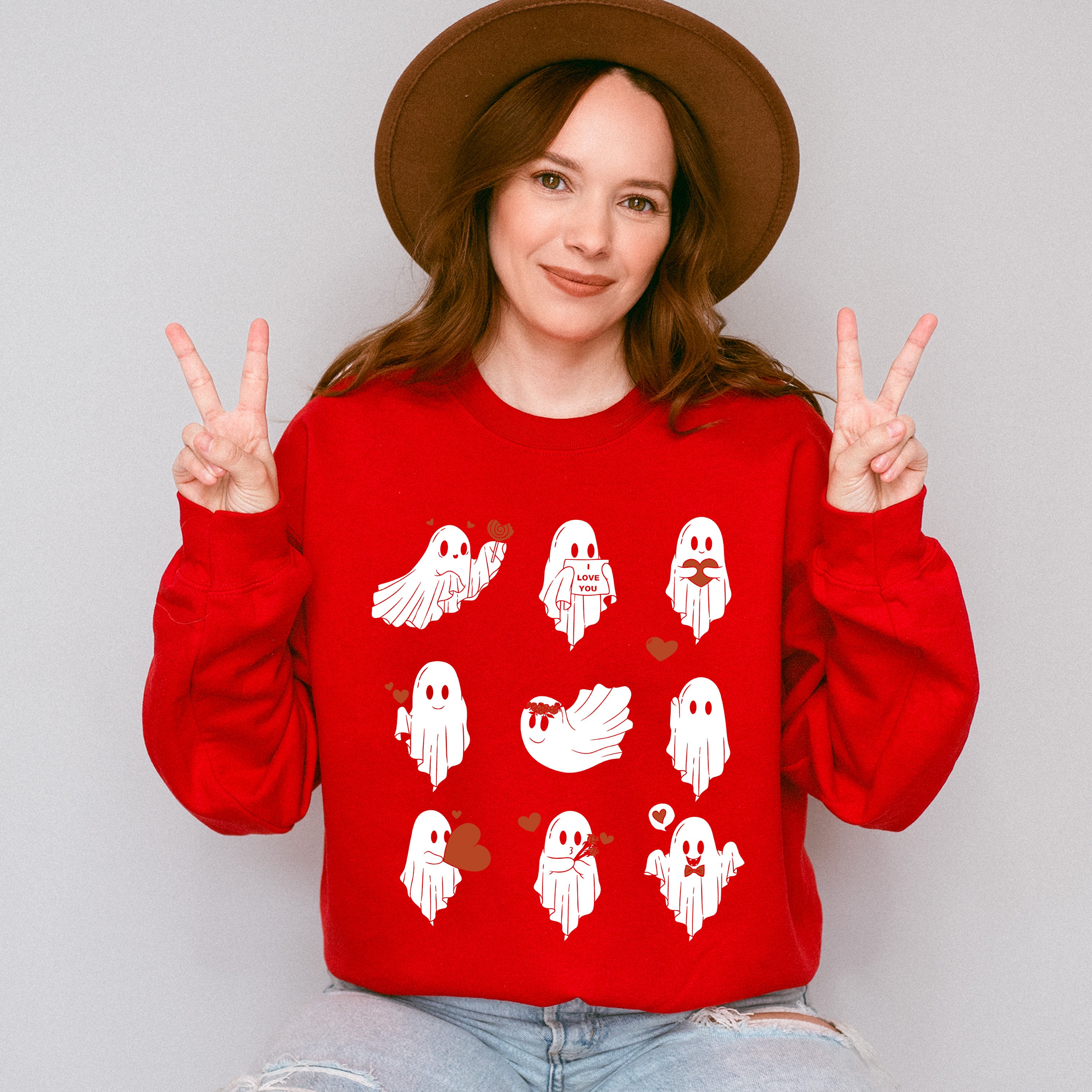 Ghosts Valentines Theme T-shirt, Hoodie, Sweatshirt