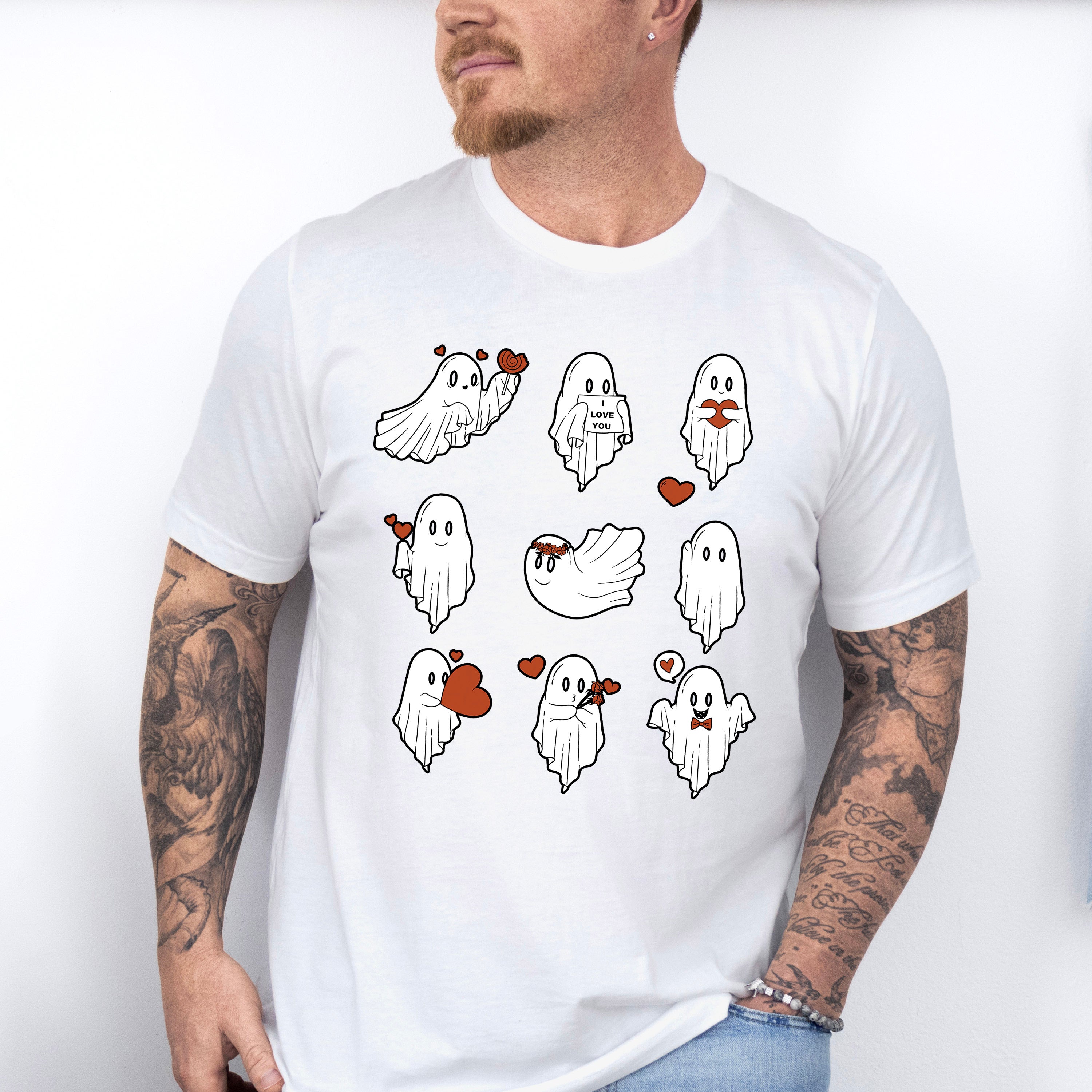 Ghosts Valentines Theme T-shirt, Hoodie, Sweatshirt