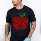 Heart Apple Valentine Theme T-shirt, Hoodie, Sweatshirt