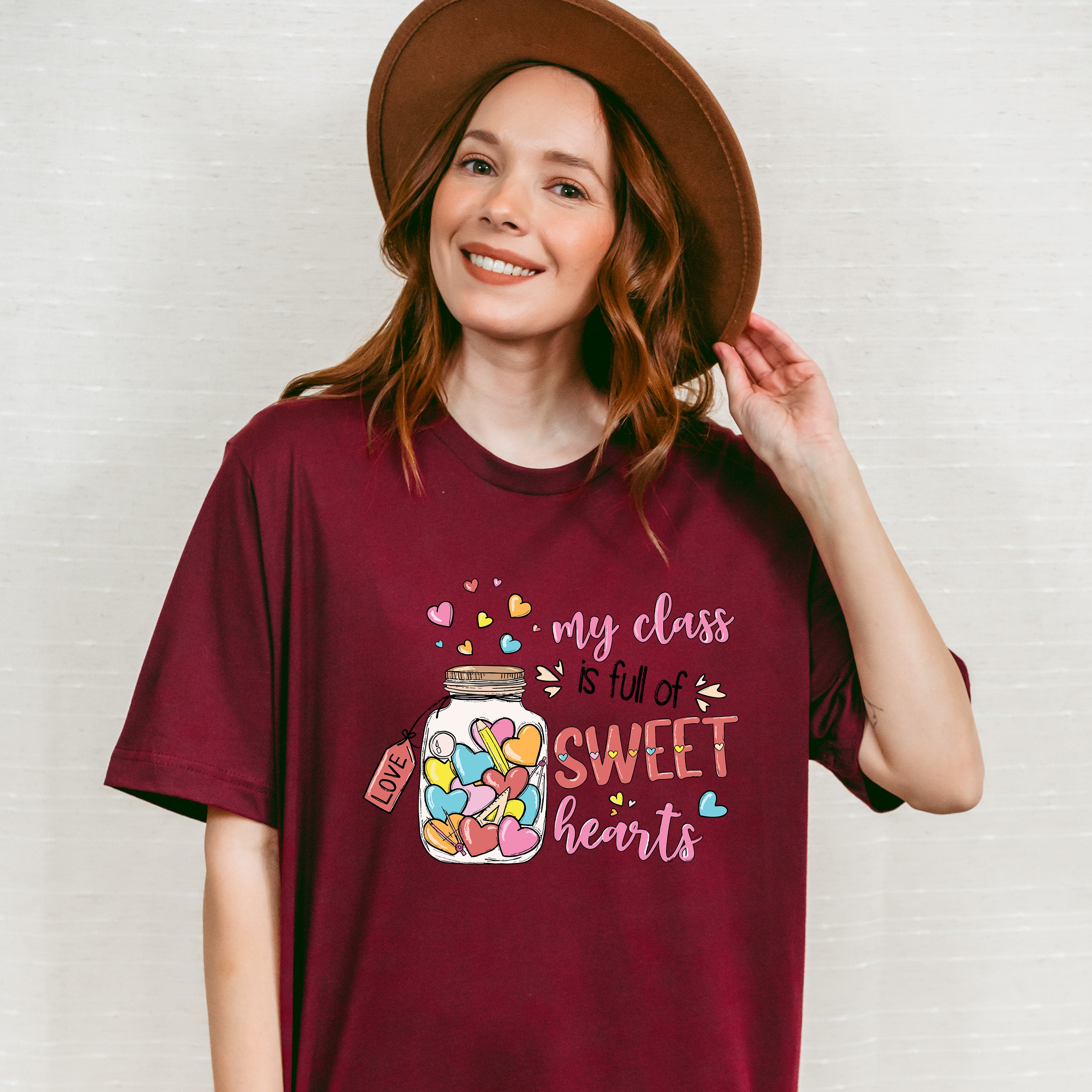 My Class is Full of Sweet Hearts Valentine Theme T-shirt, Hoodie, Sweatshirt