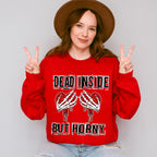 Dead Inside but Horny Valentine Theme T-shirt, Hoodie, Sweatshirt