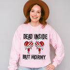 Dead Inside but Horny Valentine Theme T-shirt, Hoodie, Sweatshirt