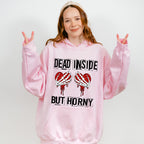 Dead Inside but Horny Valentine Theme T-shirt, Hoodie, Sweatshirt