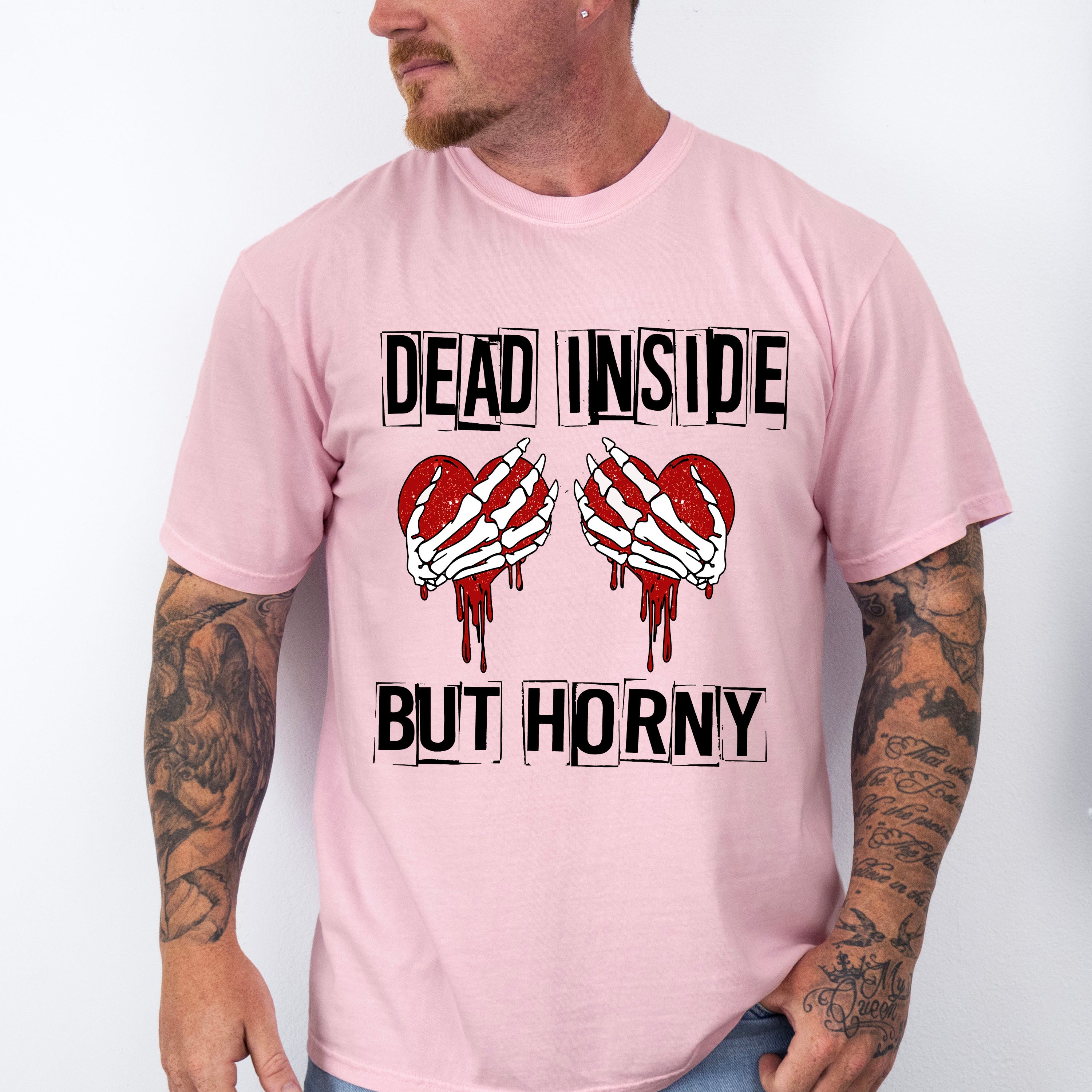 Dead Inside but Horny Valentine Theme T-shirt, Hoodie, Sweatshirt