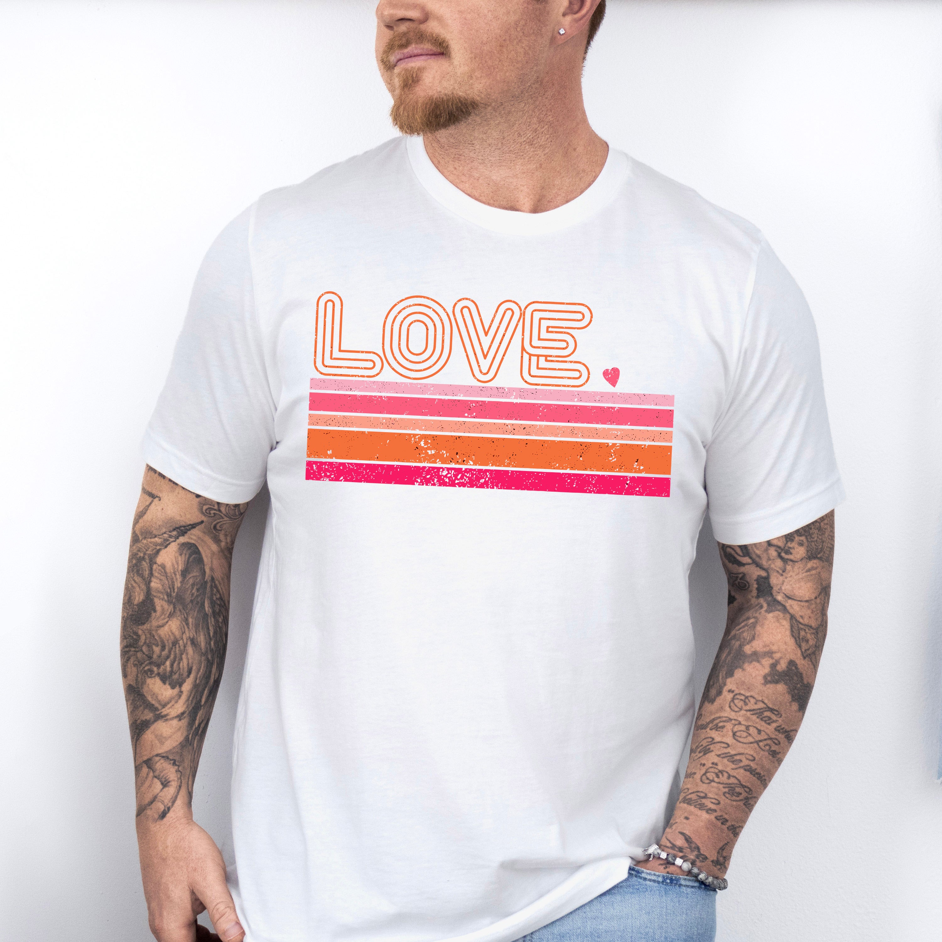 Love Distressed Valentine Theme T-shirt, Hoodie, Sweatshirt