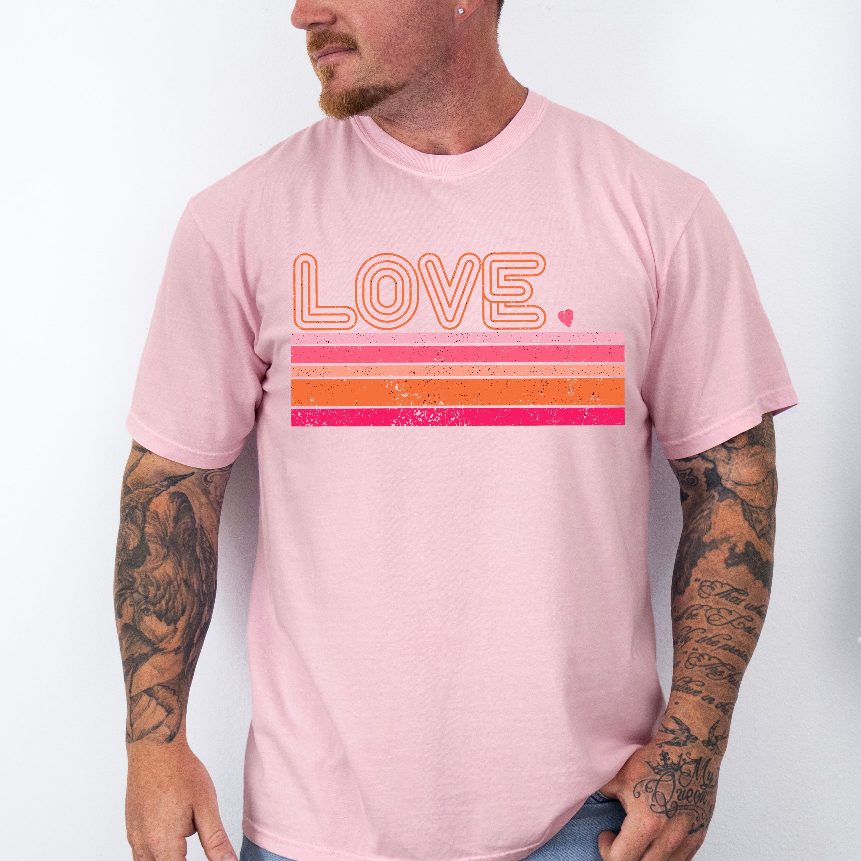 Love Distressed Valentine Theme T-shirt, Hoodie, Sweatshirt