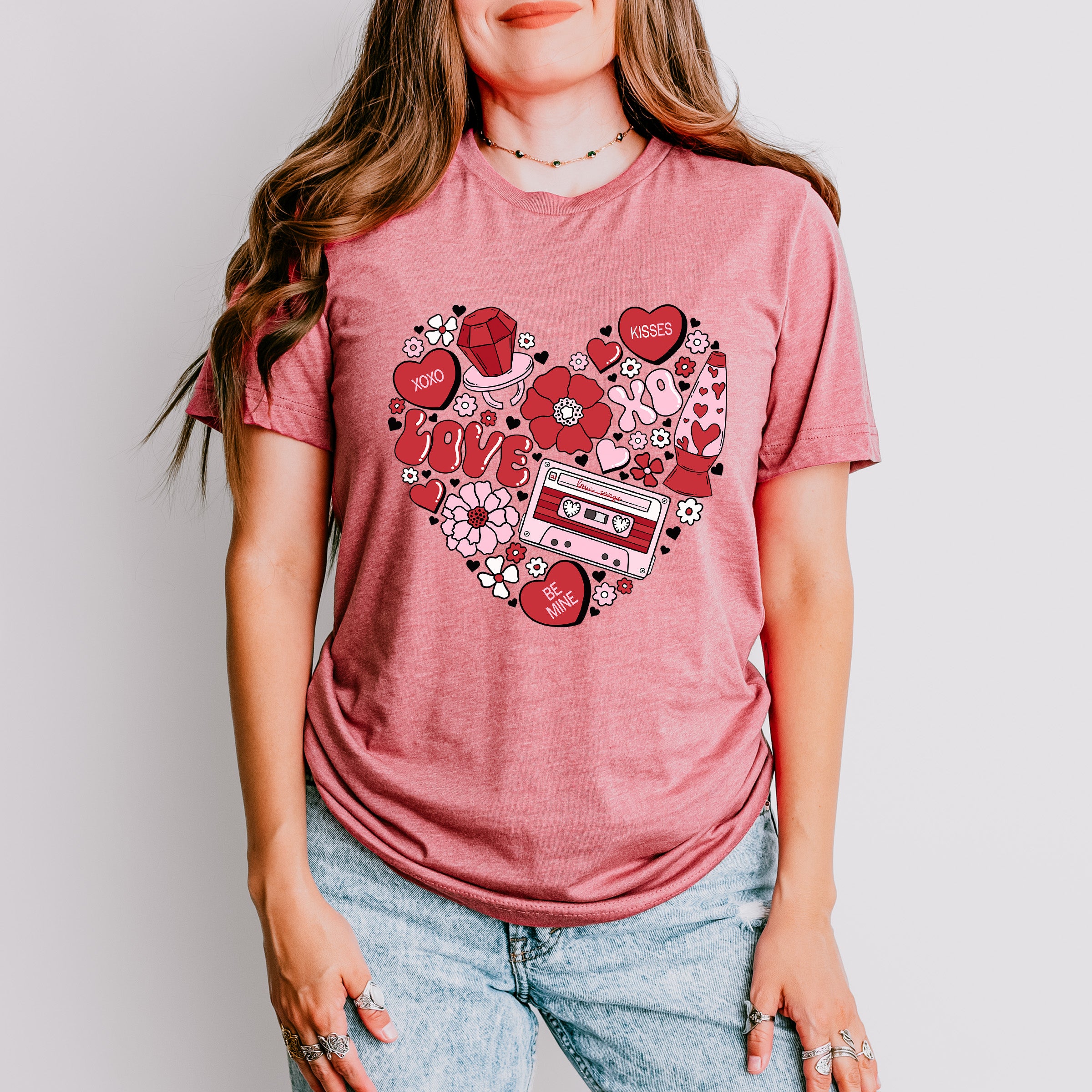 Love Heart Valentines Theme T-shirt, Hoodie, Sweatshirt