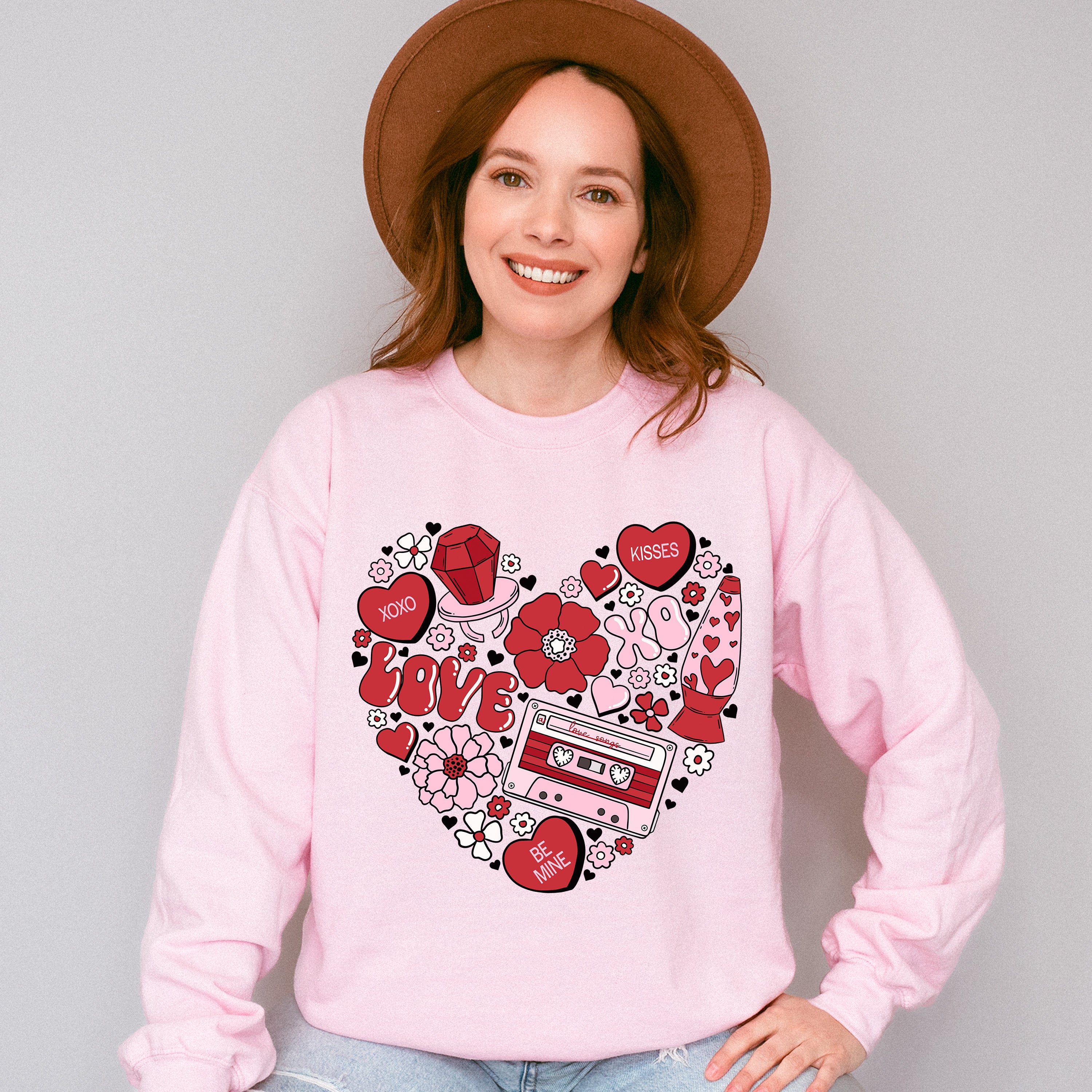 Love Heart Valentines Theme T-shirt, Hoodie, Sweatshirt