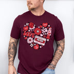 Love Heart Valentines Theme T-shirt, Hoodie, Sweatshirt