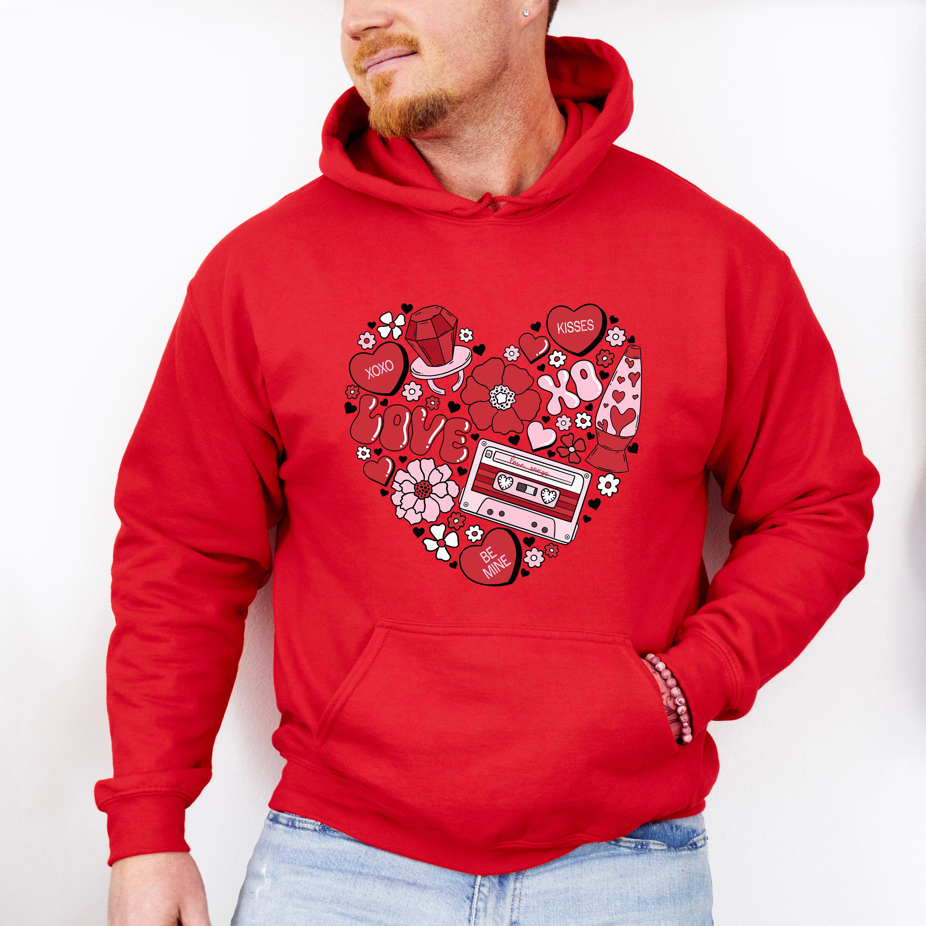 Love Heart Valentines Theme T-shirt, Hoodie, Sweatshirt