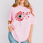 Heart Dandelion Valentines Theme T-shirt, Hoodie, Sweatshirt