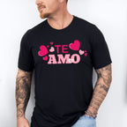 Te Amo Valentines Theme T-shirt, Hoodie, Sweatshirt