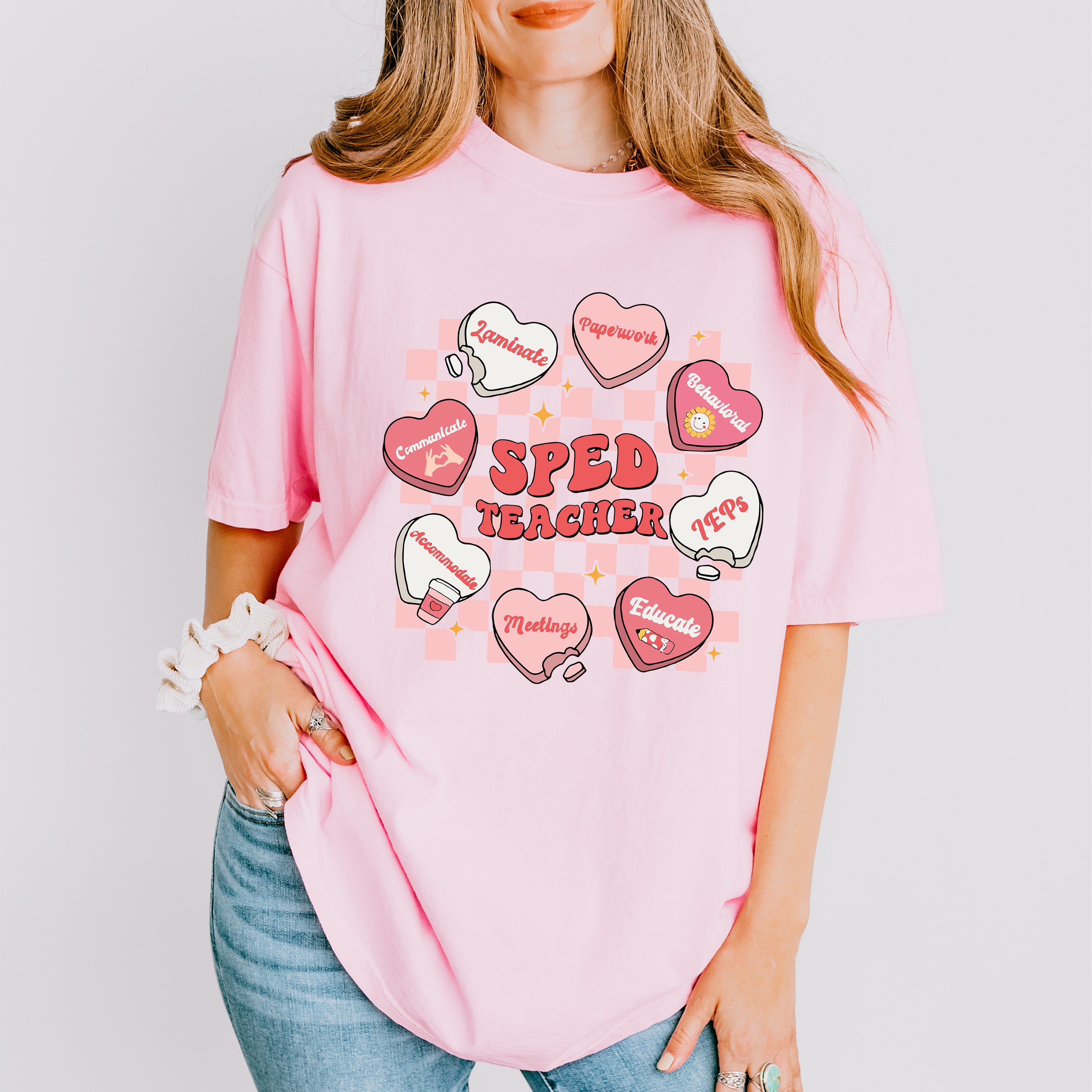 Sped Teacher Valentines Theme T-shirt, Hoodie, Sweatshirt
