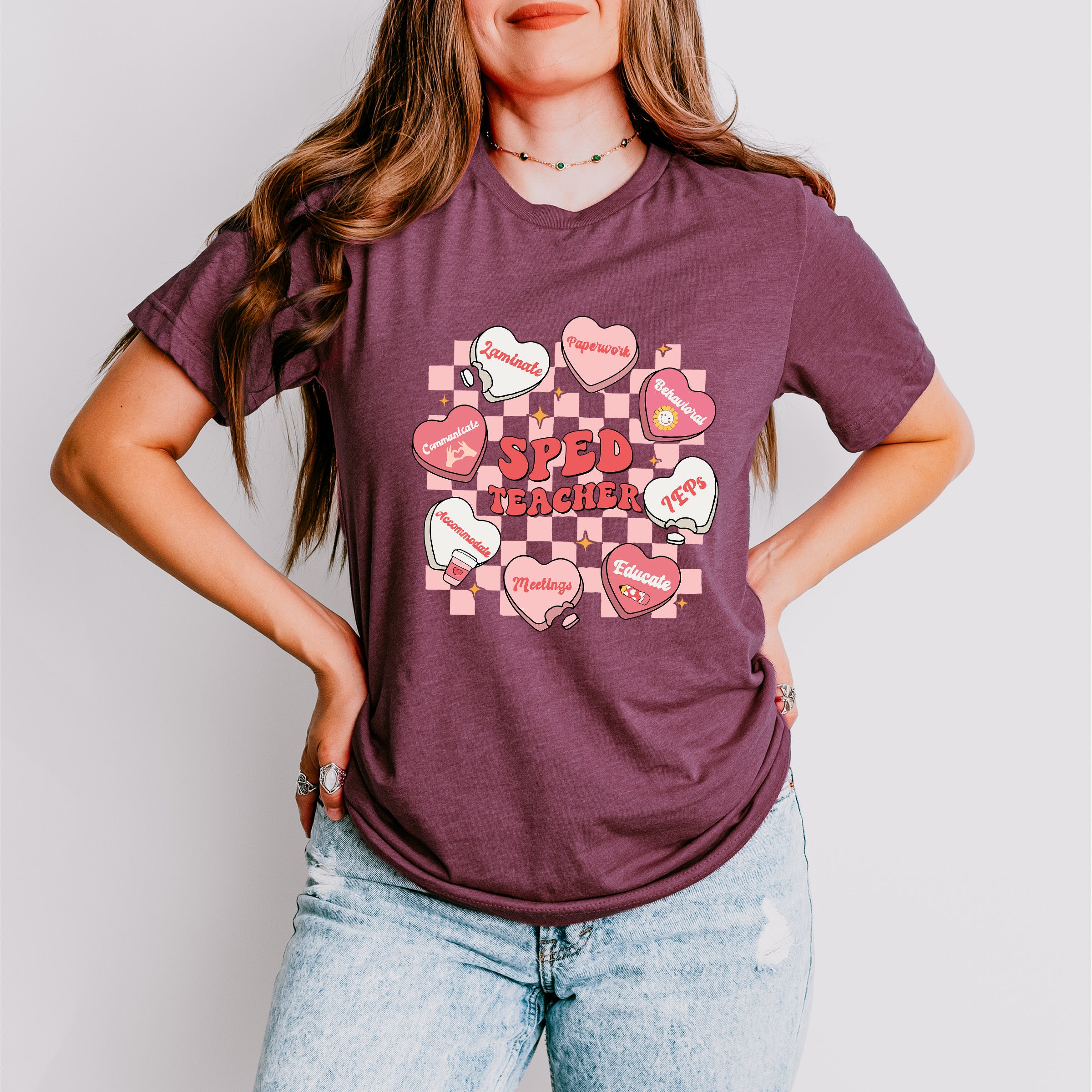 Sped Teacher Valentines Theme T-shirt, Hoodie, Sweatshirt