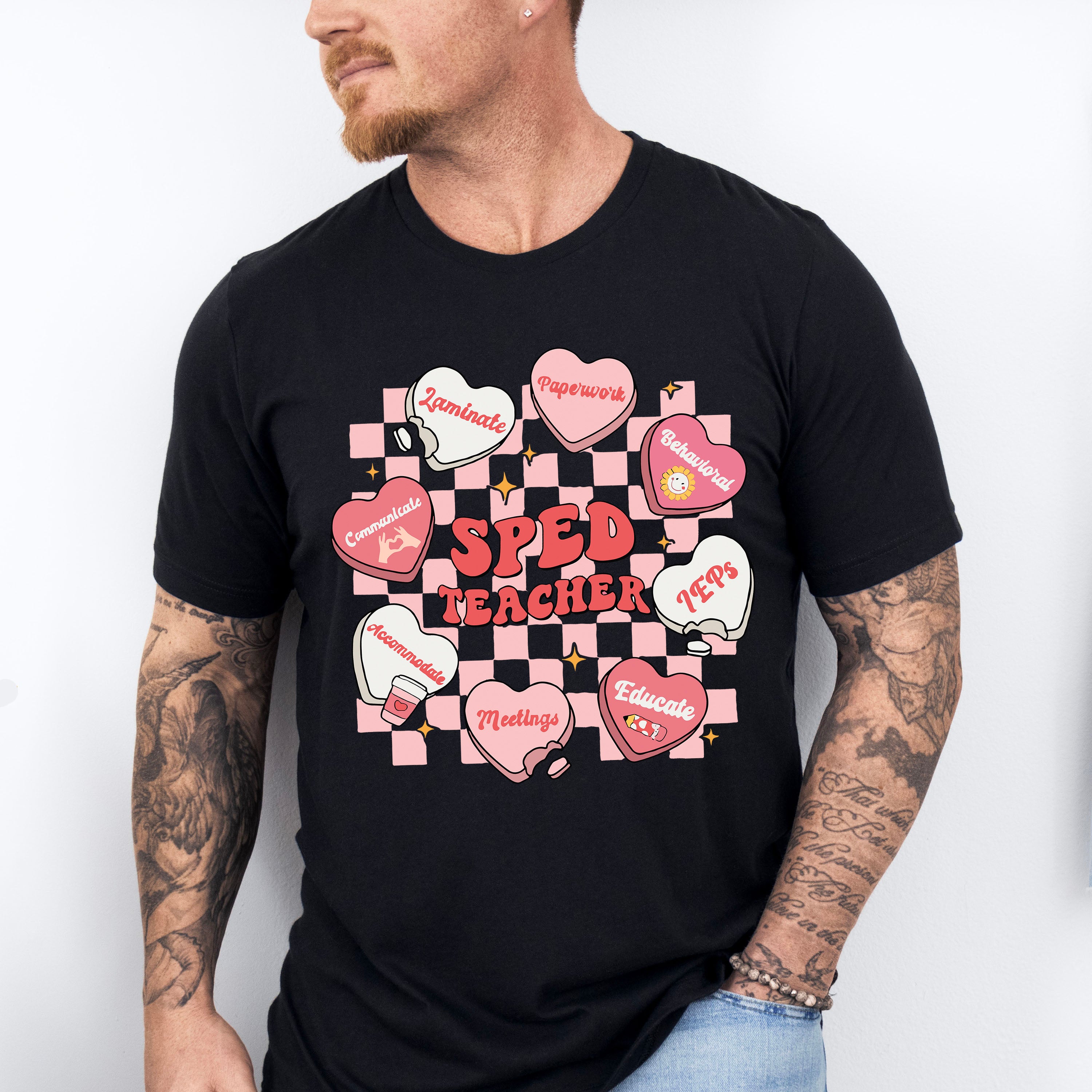 Sped Teacher Valentines Theme T-shirt, Hoodie, Sweatshirt