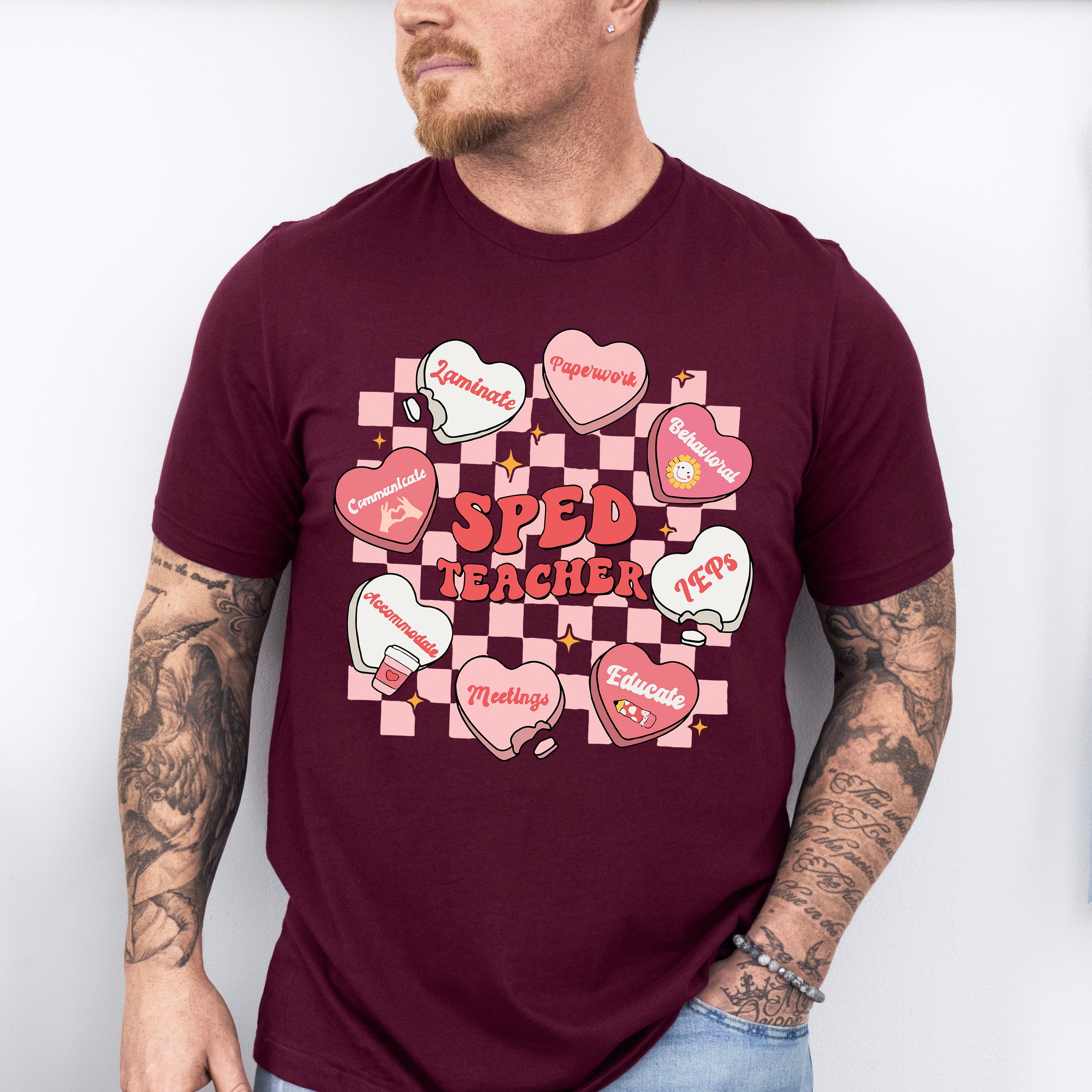 Sped Teacher Valentines Theme T-shirt, Hoodie, Sweatshirt