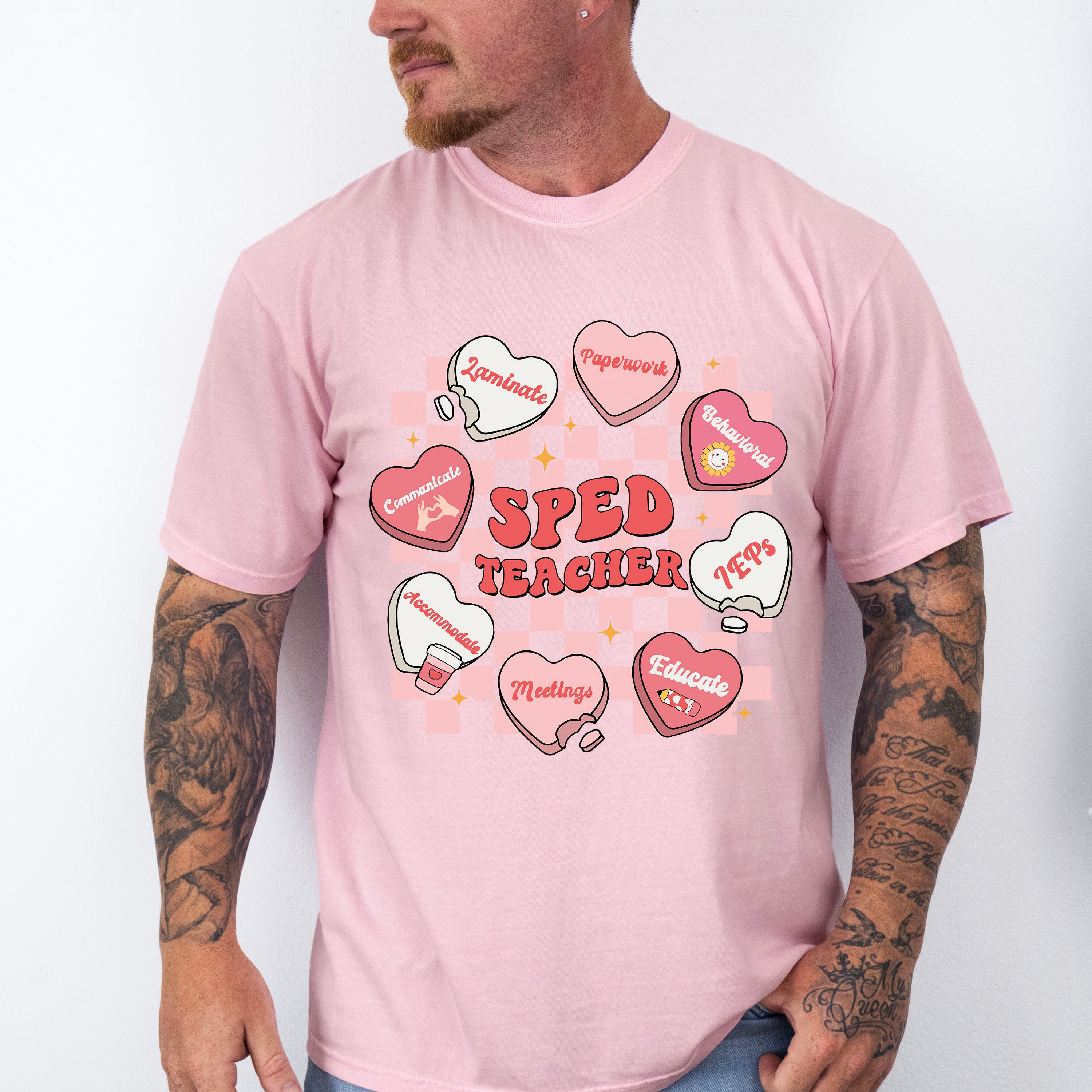 Sped Teacher Valentines Theme T-shirt, Hoodie, Sweatshirt