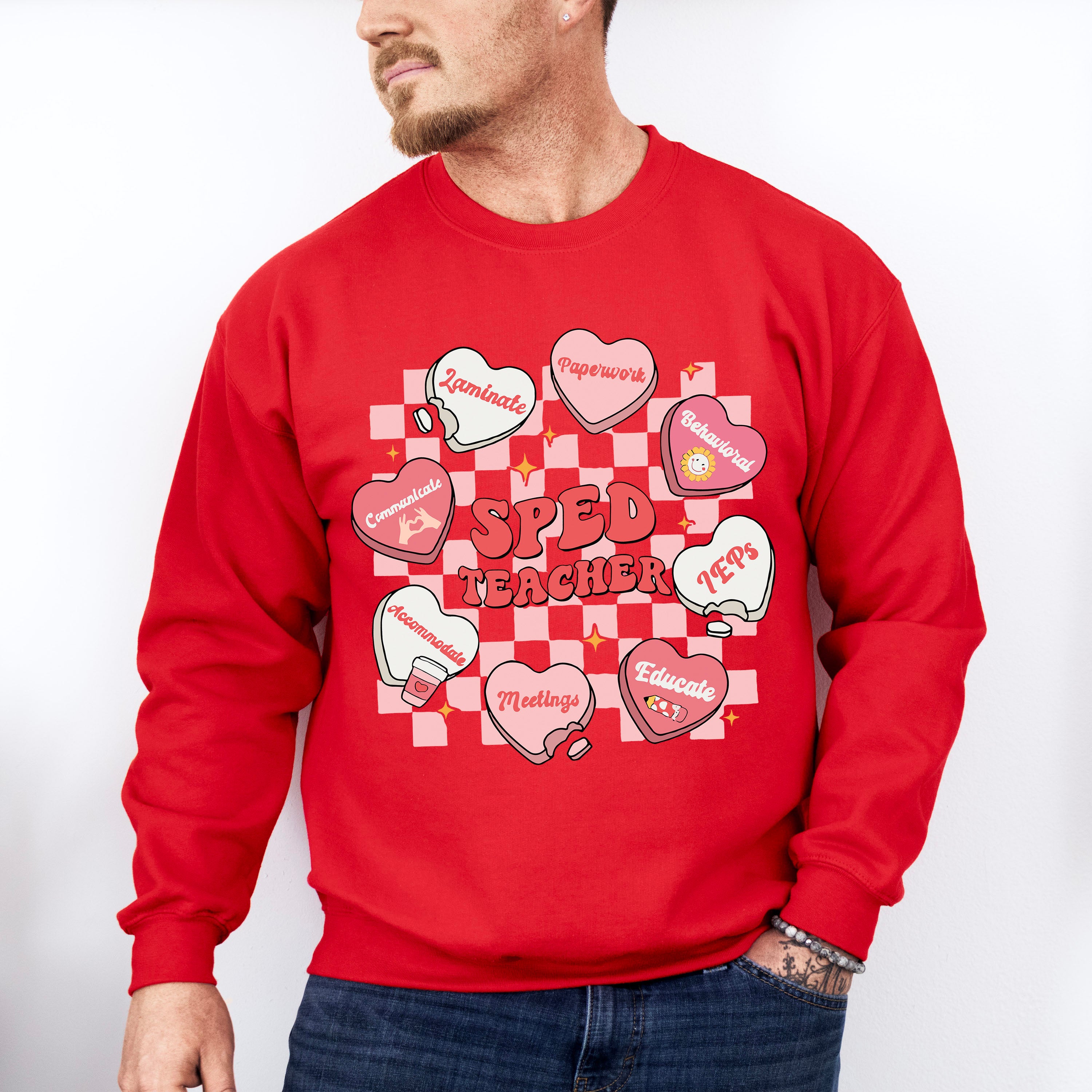 Sped Teacher Valentines Theme T-shirt, Hoodie, Sweatshirt