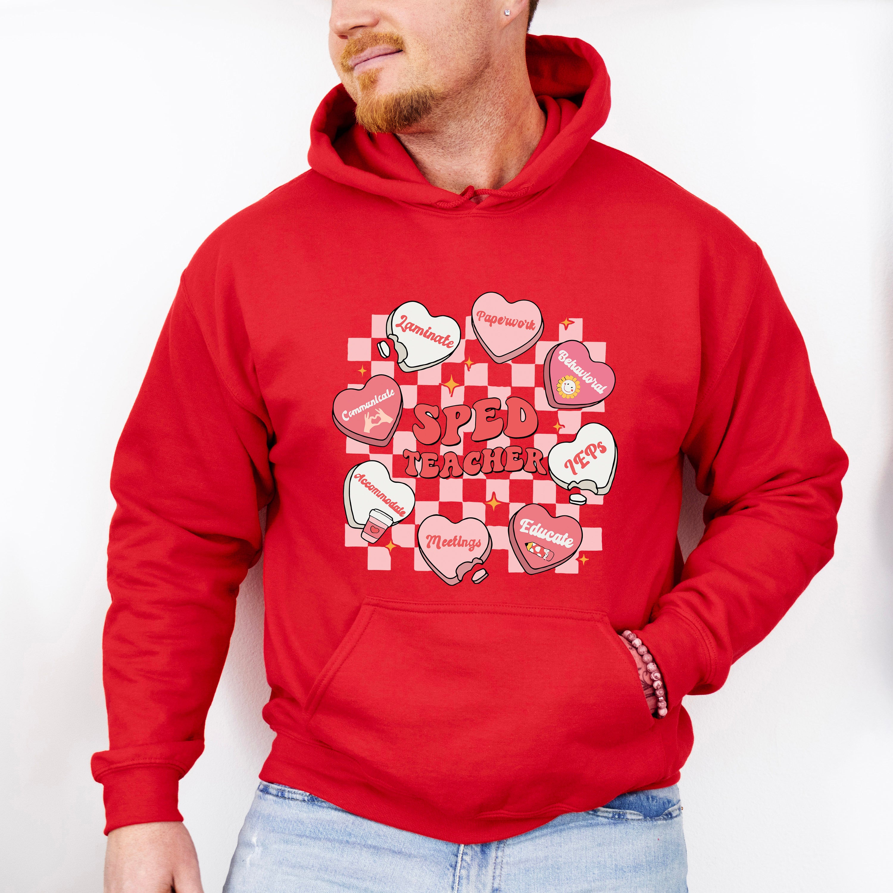 Sped Teacher Valentines Theme T-shirt, Hoodie, Sweatshirt