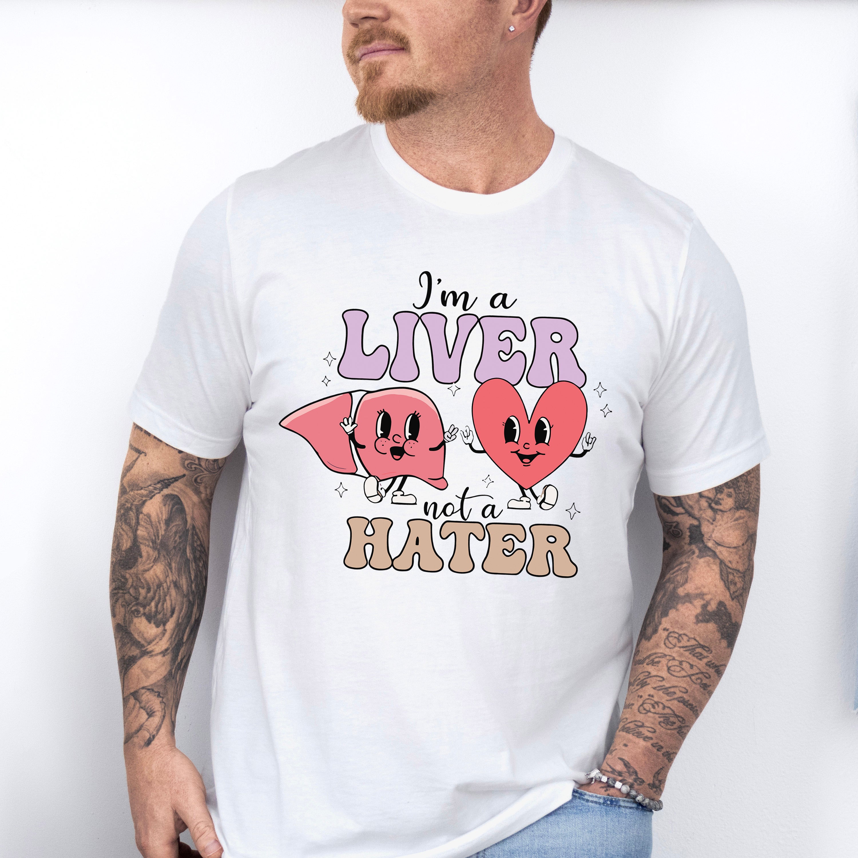 Liver Not a Hater Valentines Theme T-shirt, Hoodie, Sweatshirt