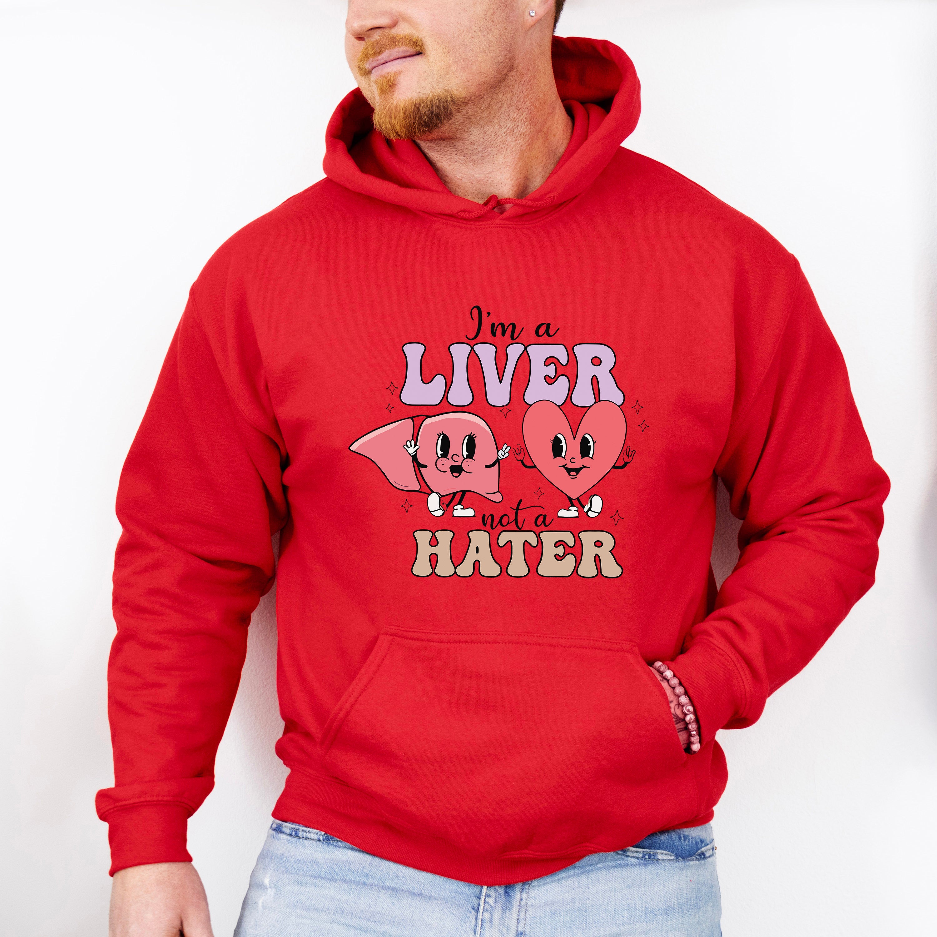 Liver Not a Hater Valentines Theme T-shirt, Hoodie, Sweatshirt