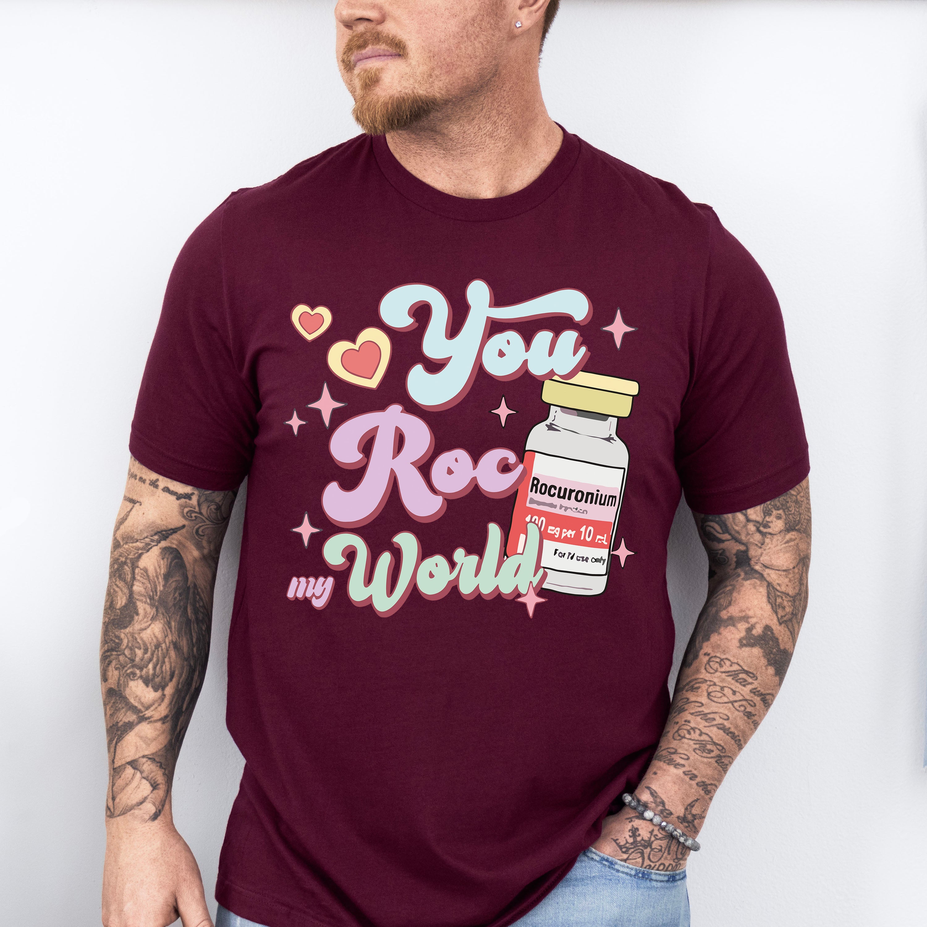 You Roc My World Valentines Theme T-shirt, Hoodie, Sweatshirt