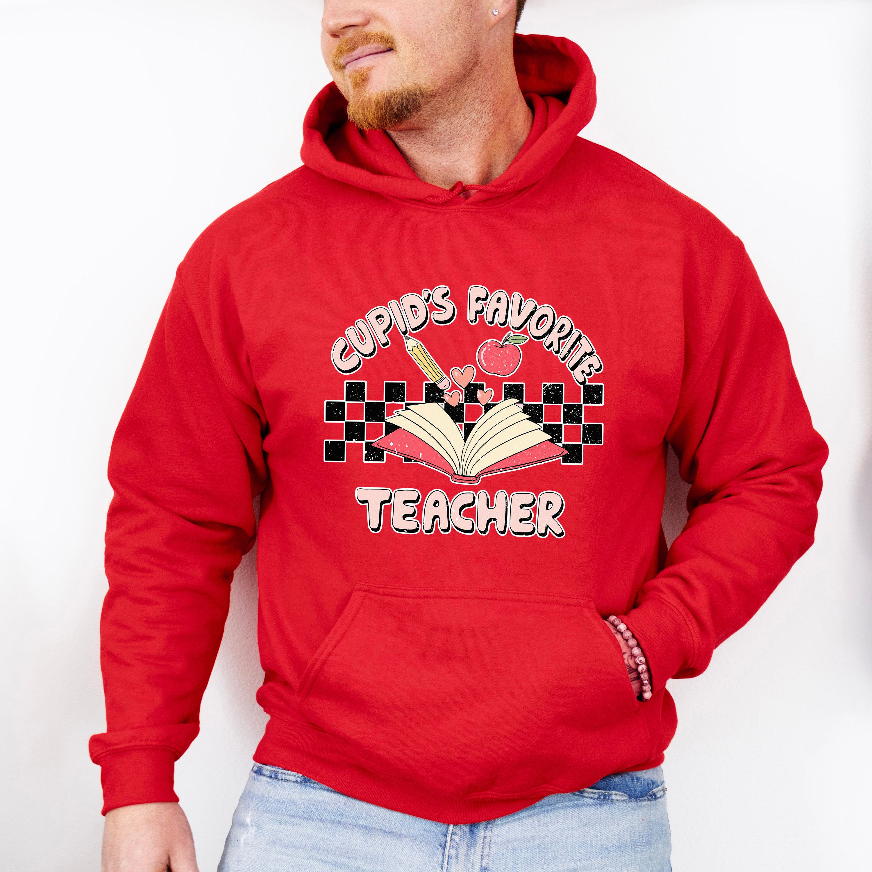 Cupid's Favorite Teacher Valentines Theme T-shirt, Hoodie, Sweatshirt