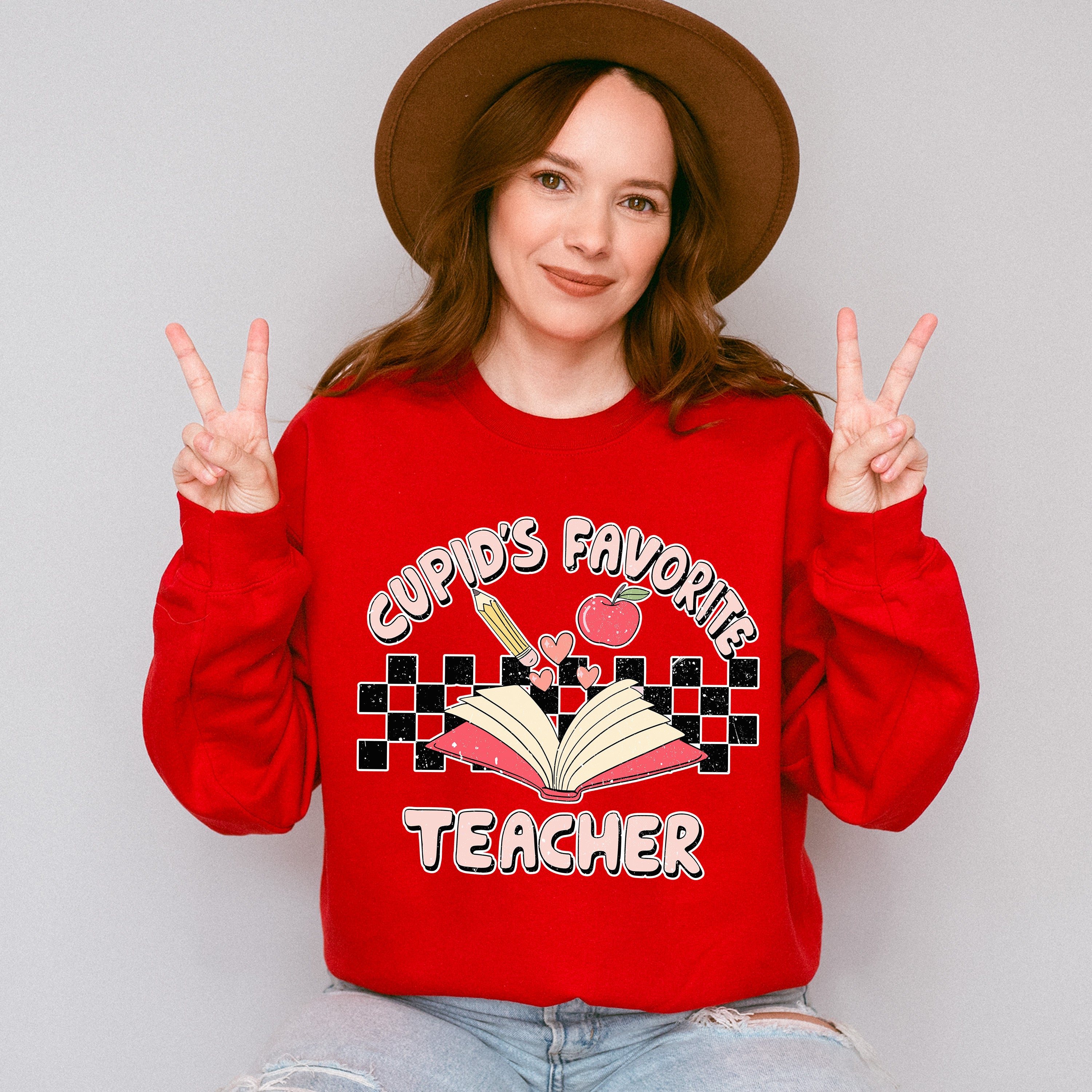 Cupid's Favorite Teacher Valentines Theme T-shirt, Hoodie, Sweatshirt