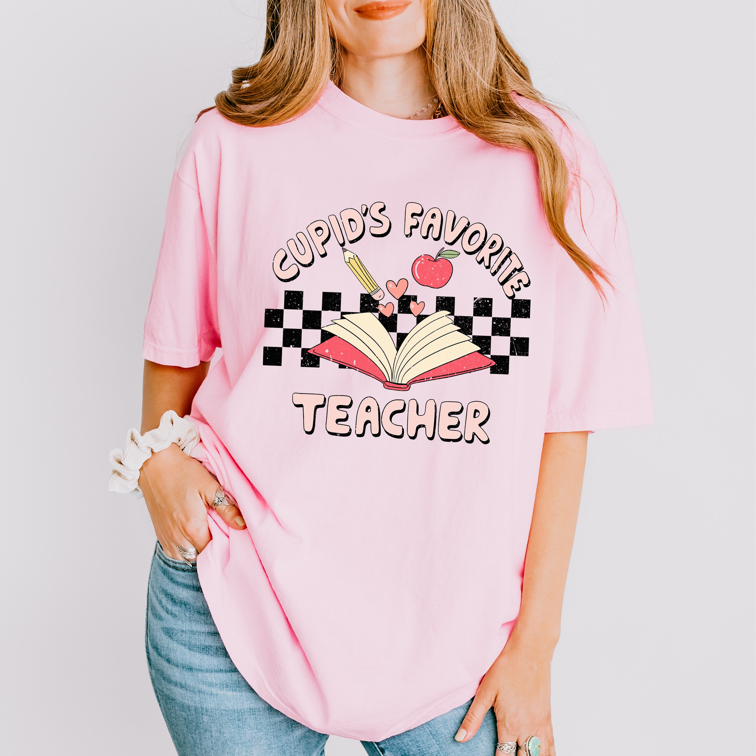 Cupid's Favorite Teacher Valentines Theme T-shirt, Hoodie, Sweatshirt