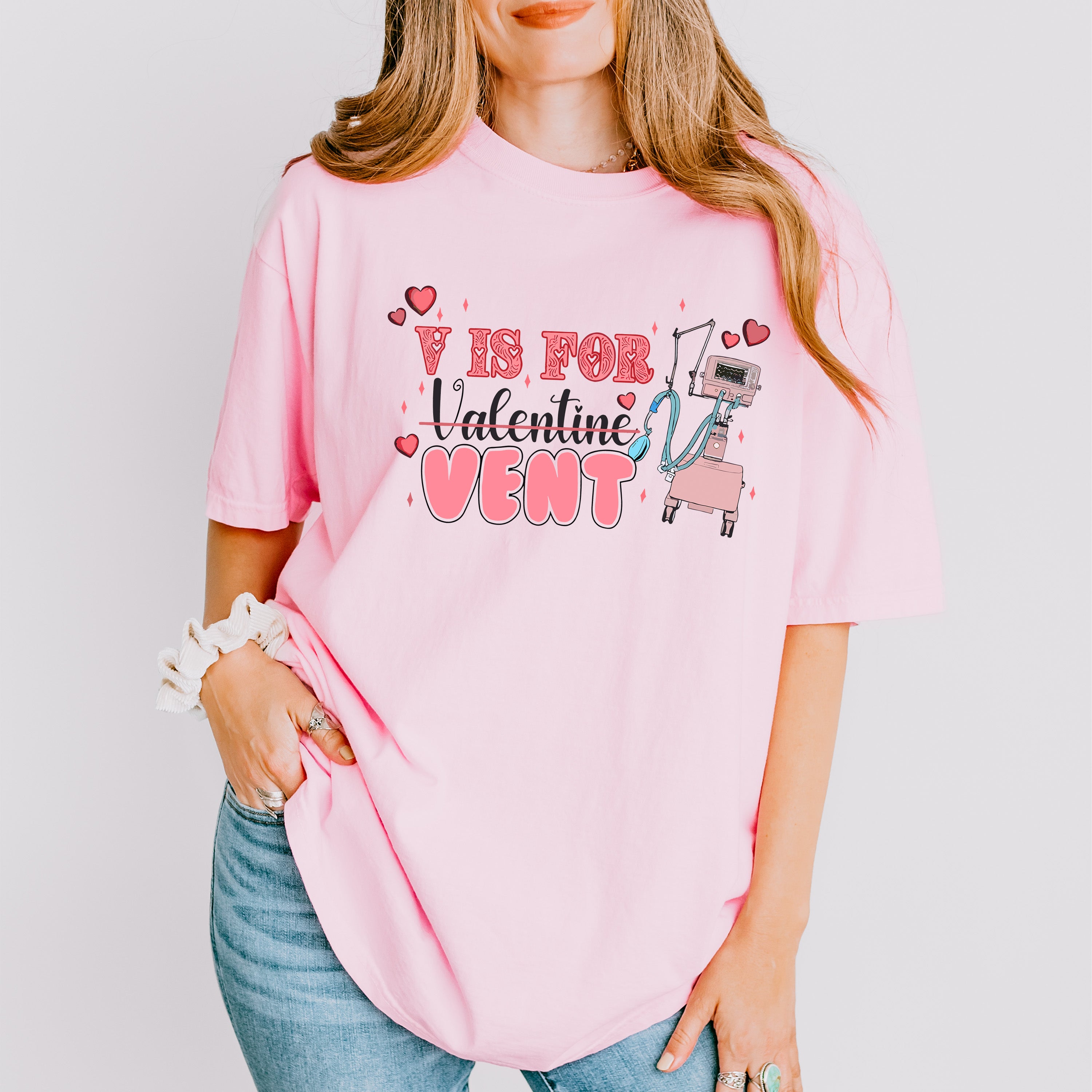 V is For Vent Valentines Theme T-shirt, Hoodie, Sweatshirt