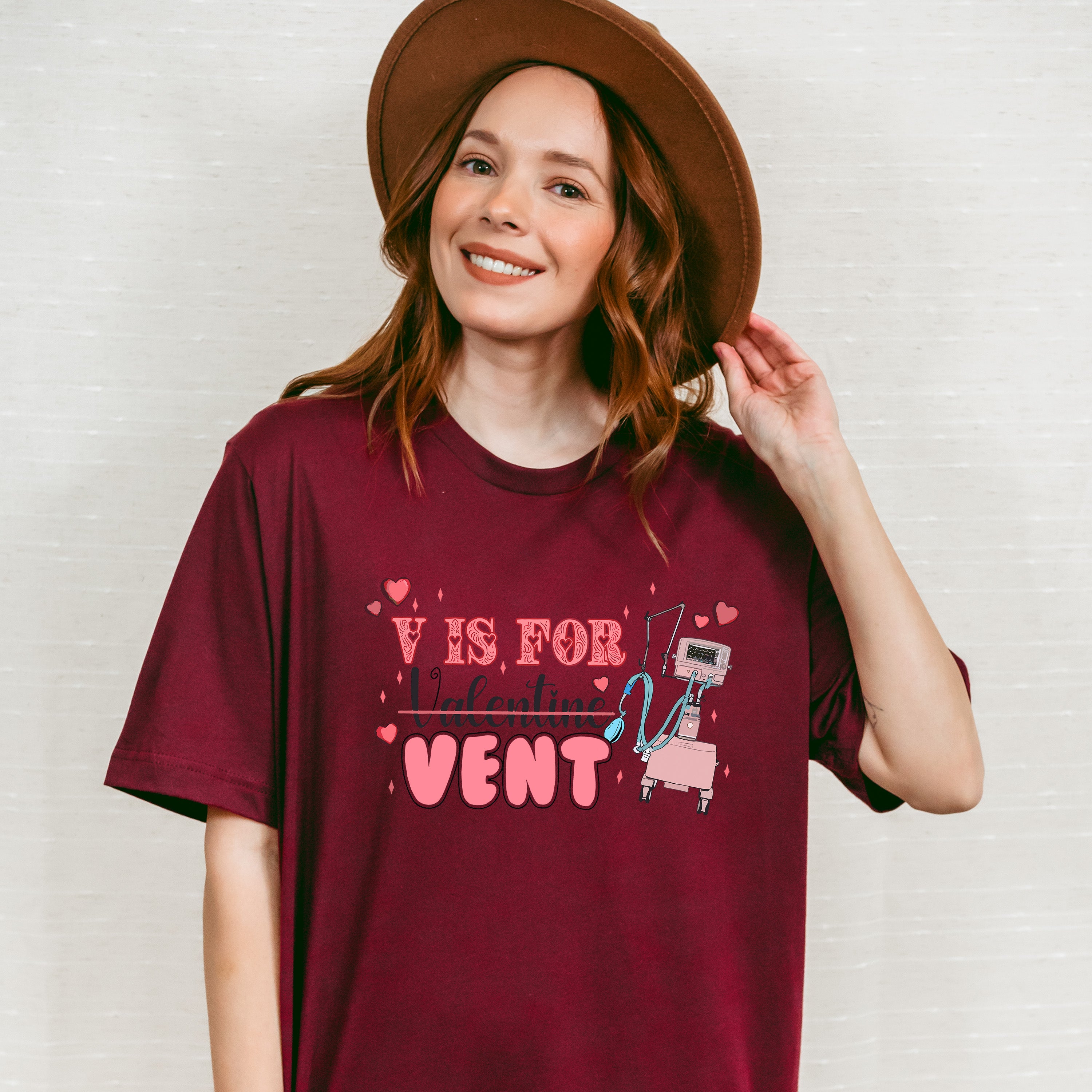 V is For Vent Valentines Theme T-shirt, Hoodie, Sweatshirt
