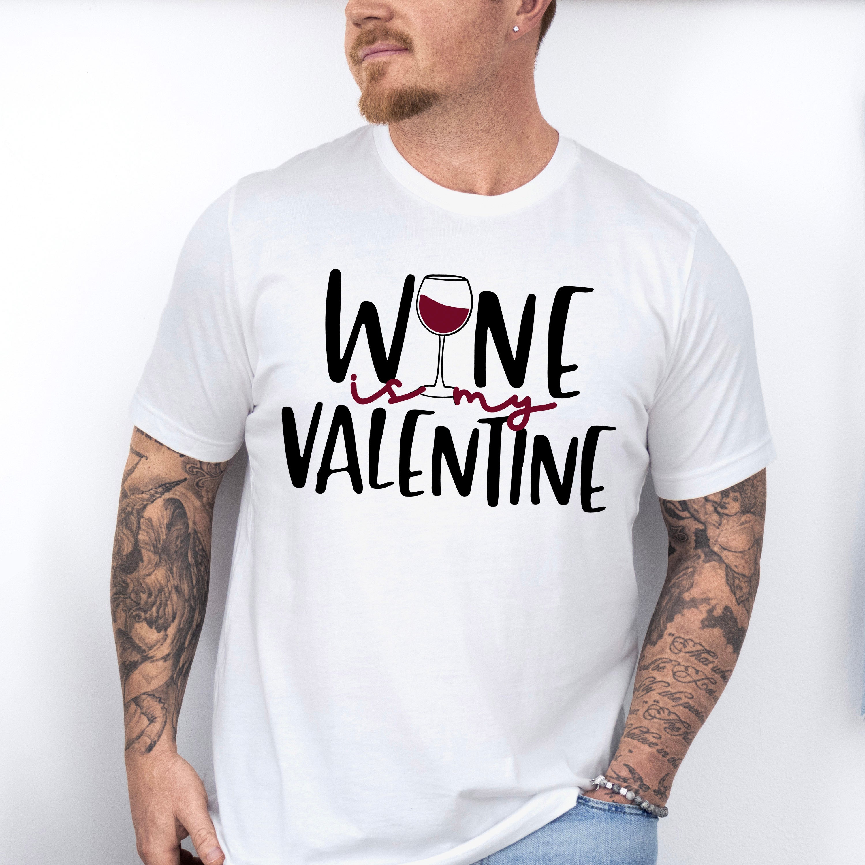 Wine is My Valentines Theme T-shirt, Hoodie, Sweatshirt
