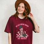 Cat Never Broke My Heart Valentines Theme T-shirt, Hoodie, Sweatshirt