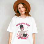 Cat Never Broke My Heart Valentines Theme T-shirt, Hoodie, Sweatshirt