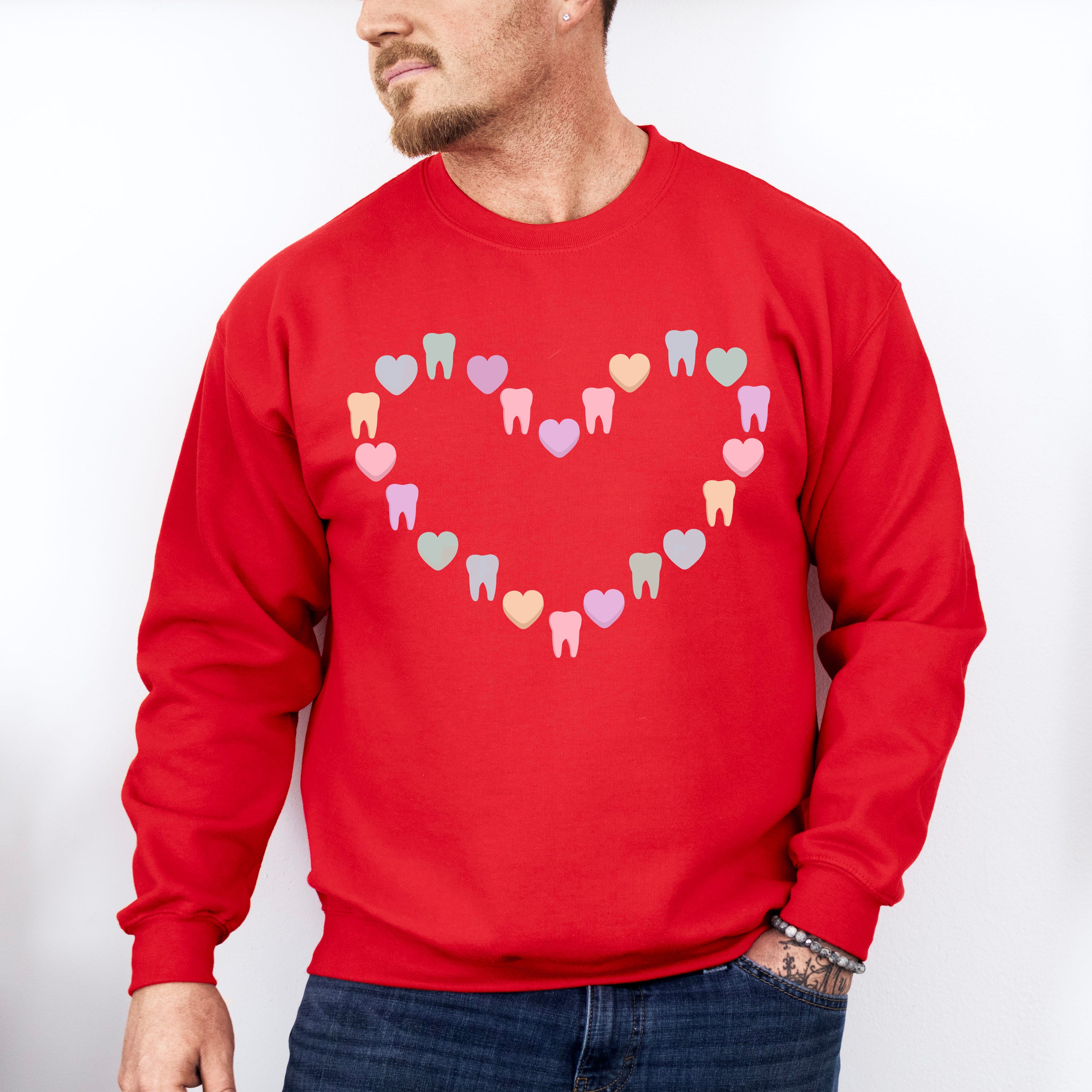 Dental Heart Valentines Theme T-shirt, Hoodie, Sweatshirt