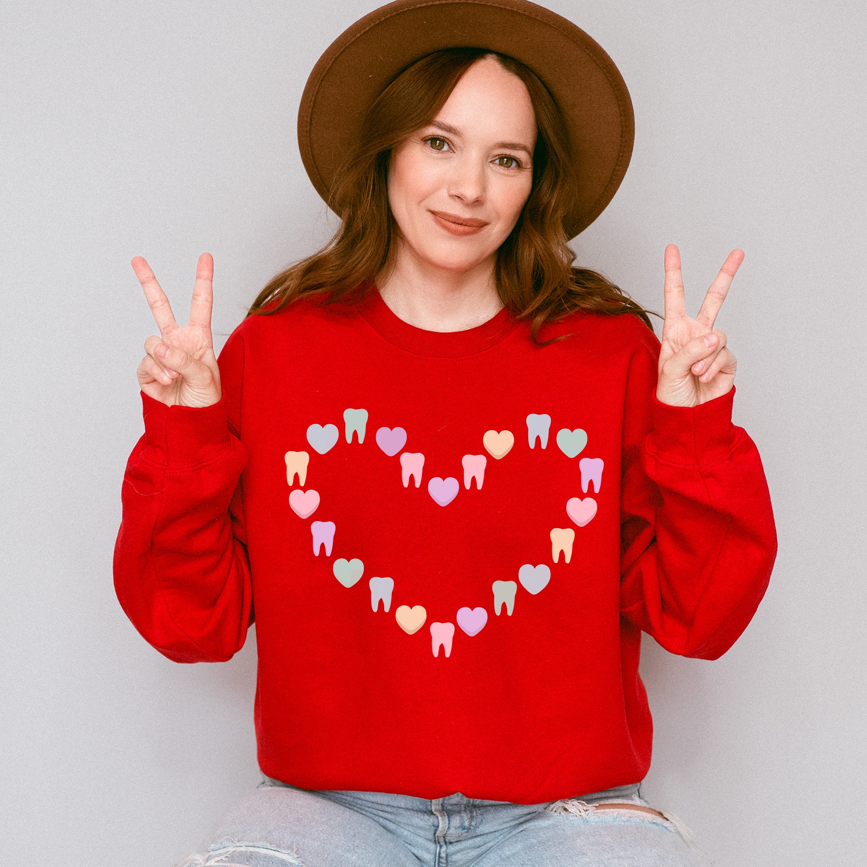 Dental Heart Valentines Theme T-shirt, Hoodie, Sweatshirt