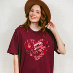 Love Heart Tape Valentines Theme T-shirt, Hoodie, Sweatshirt