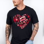Love Heart Tape Valentines Theme T-shirt, Hoodie, Sweatshirt