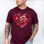 Love Heart Tape Valentines Theme T-shirt, Hoodie, Sweatshirt