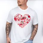 Love Heart Tape Valentines Theme T-shirt, Hoodie, Sweatshirt