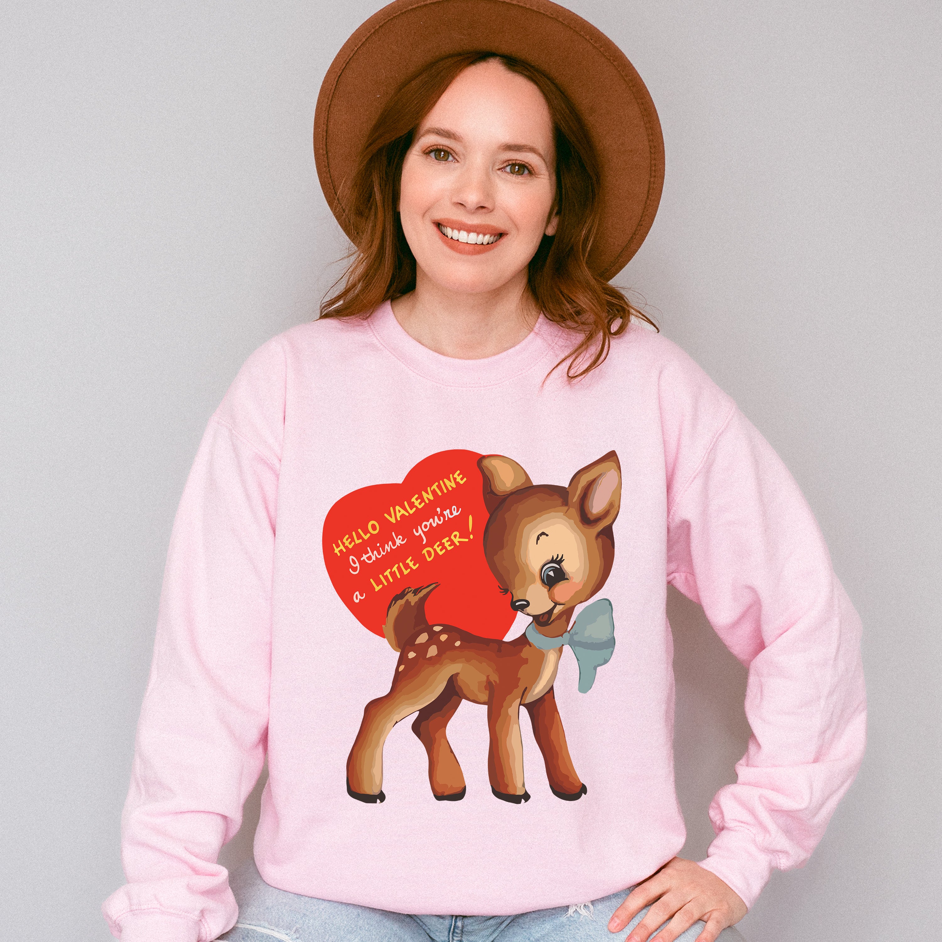 Deer Valentines Theme T-shirt, Hoodie, Sweatshirt
