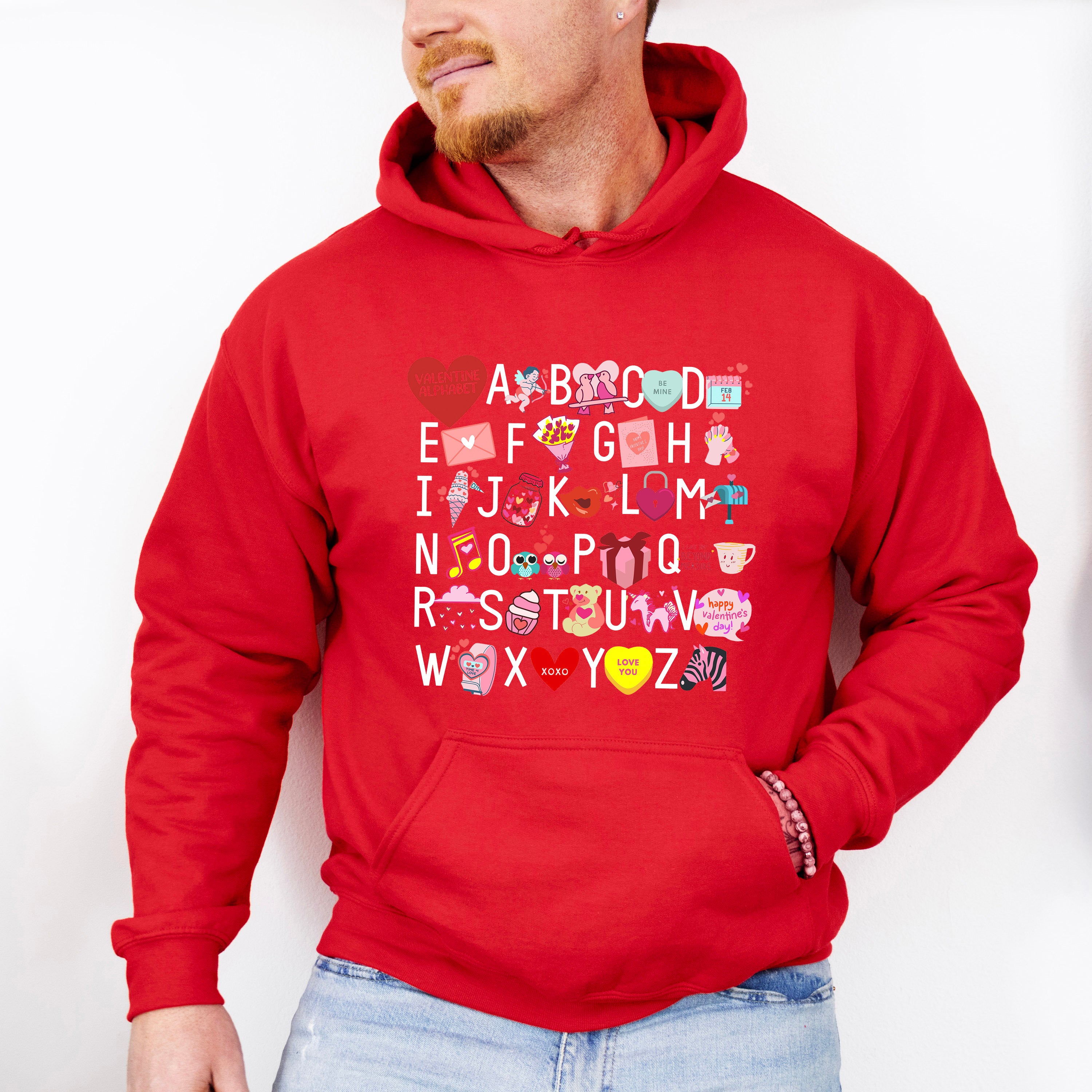 Alphabet Valentines Theme T-shirt, Hoodie, Sweatshirt