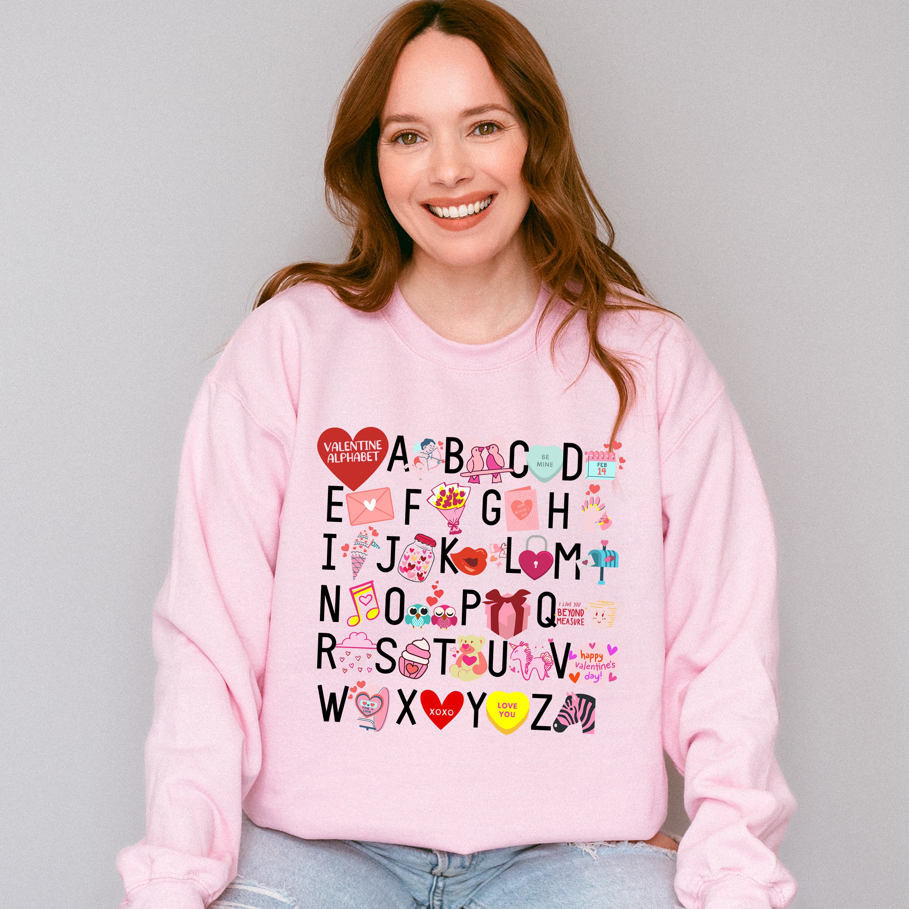 Alphabet Valentines Theme T-shirt, Hoodie, Sweatshirt