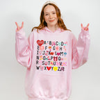 Alphabet Valentines Theme T-shirt, Hoodie, Sweatshirt