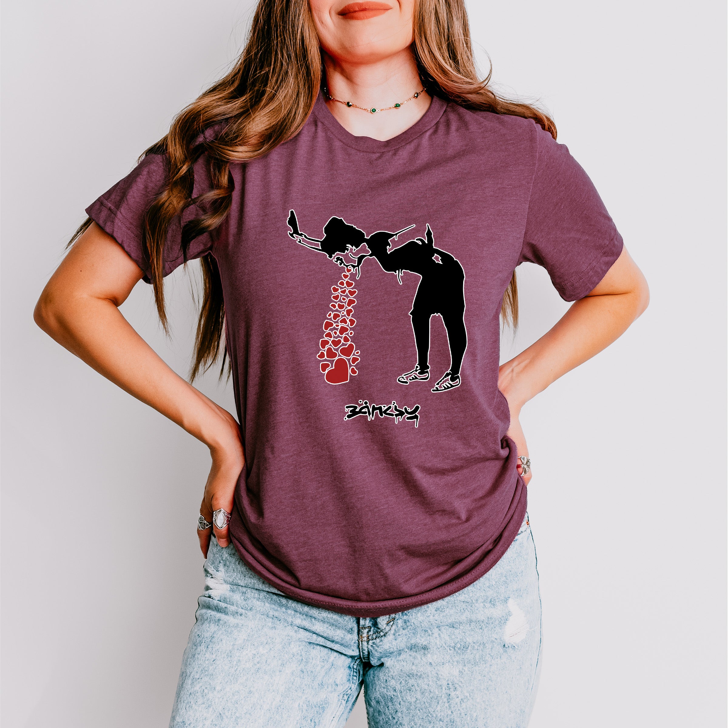 Heart Vomit Valentines Theme T-shirt, Hoodie, Sweatshirt