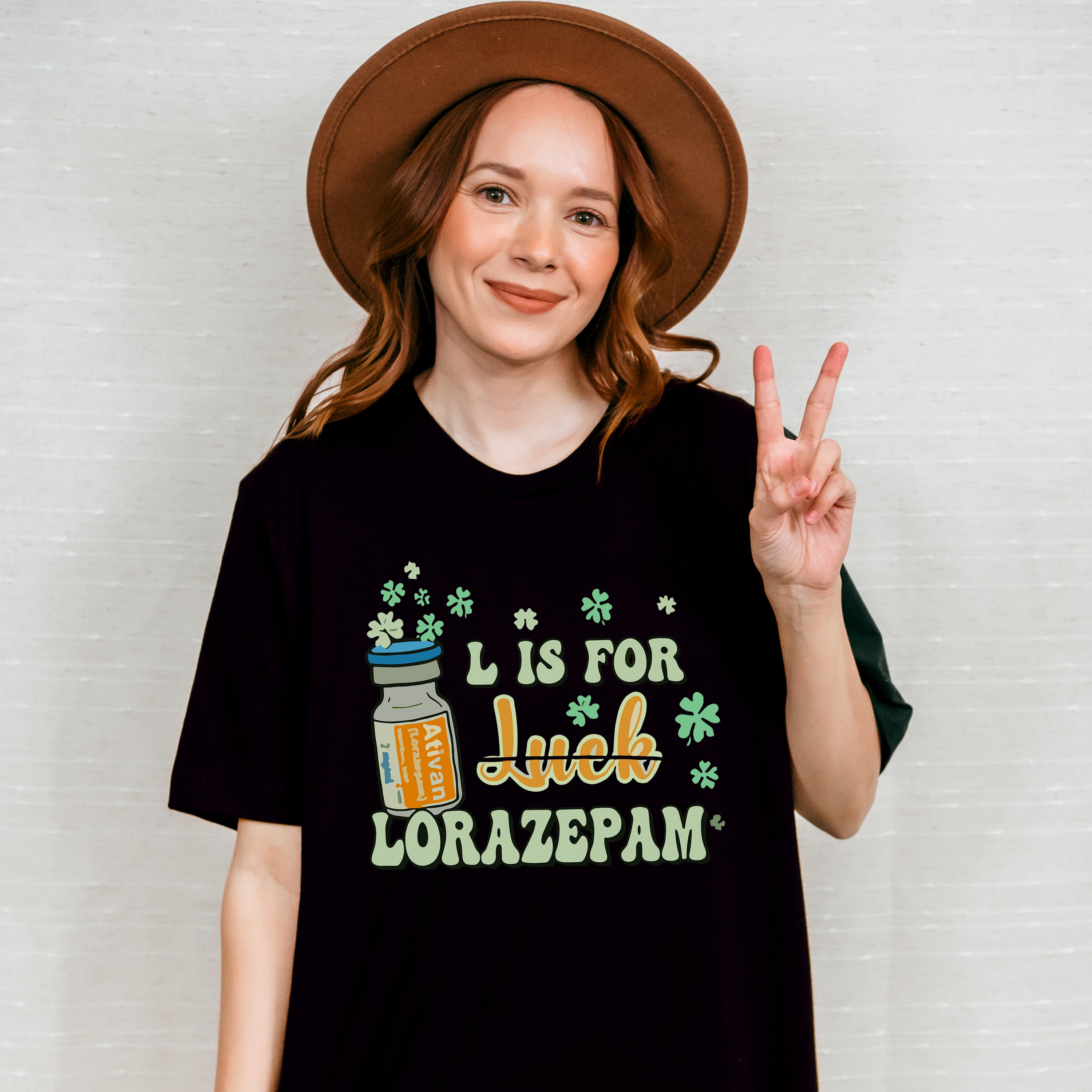 L is for Lorazepam St Patricks Theme T-shirt, Hoodie, Sweatshirt